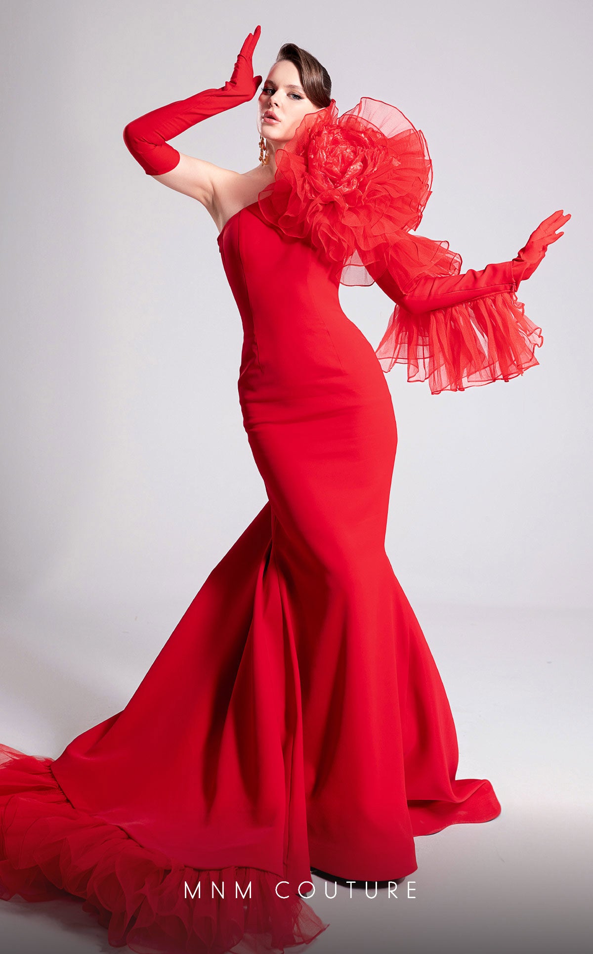 Fouad Sarkis F02906 Couture Evening Gown