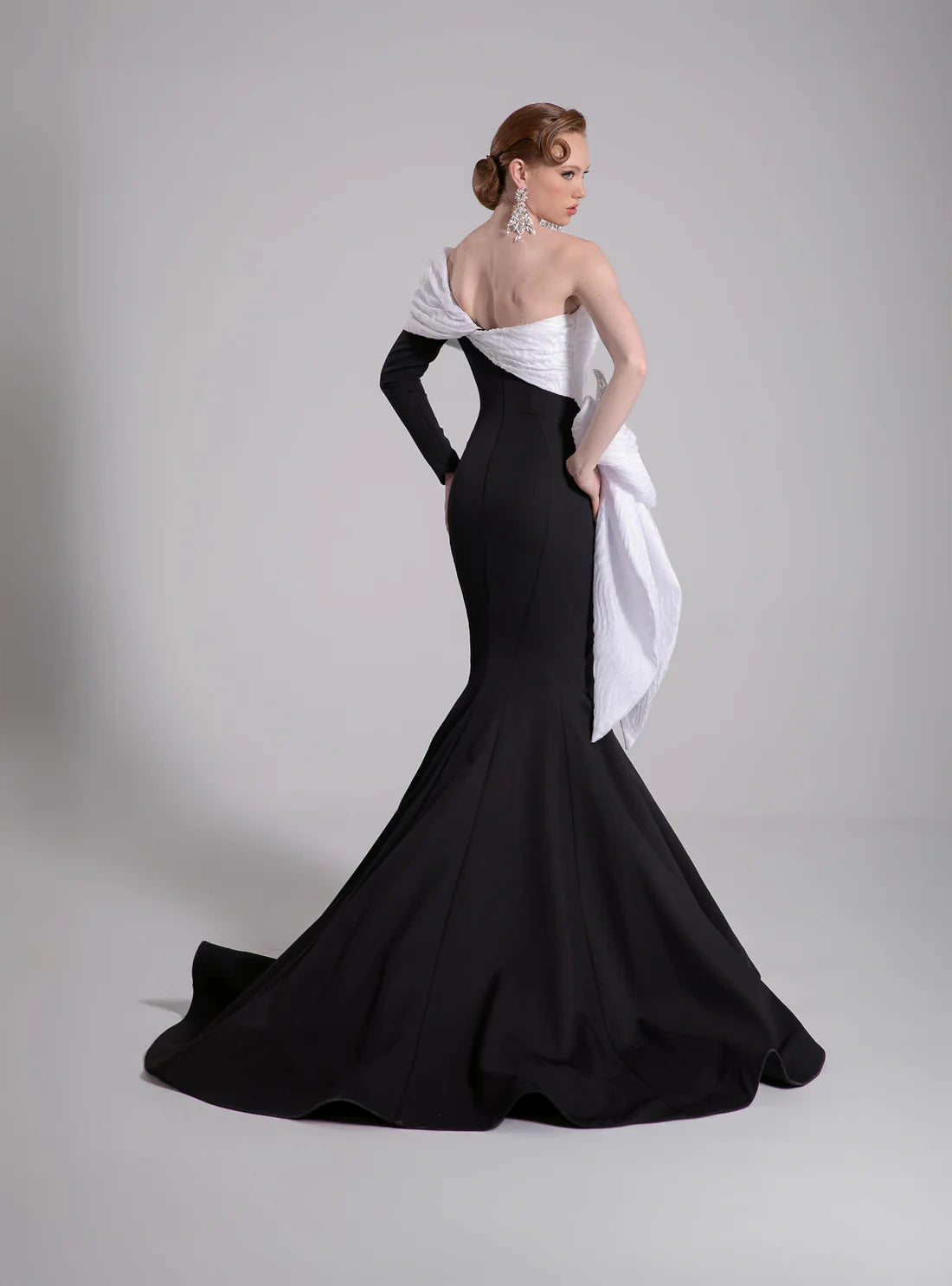 Fouad Sarkis F02907 Couture Evening Gown