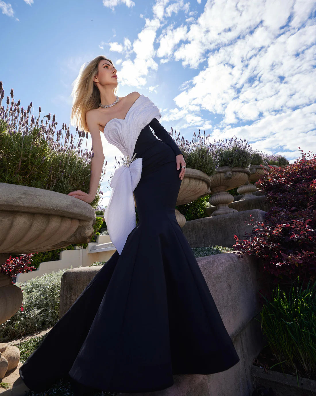 Fouad Sarkis F02907 Couture Evening Gown