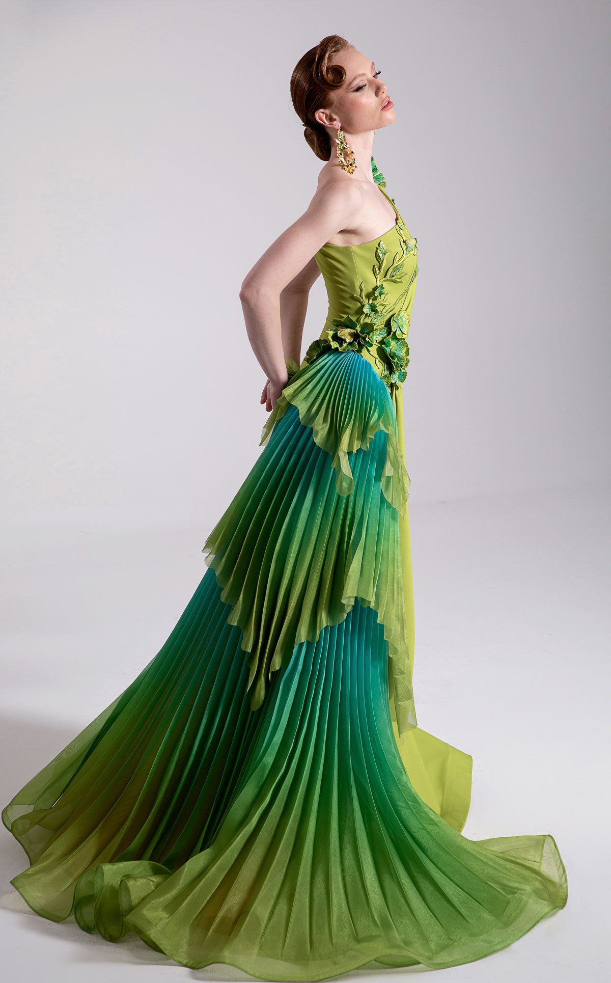 Fouad Sarkis F02911 Couture Evening Gown