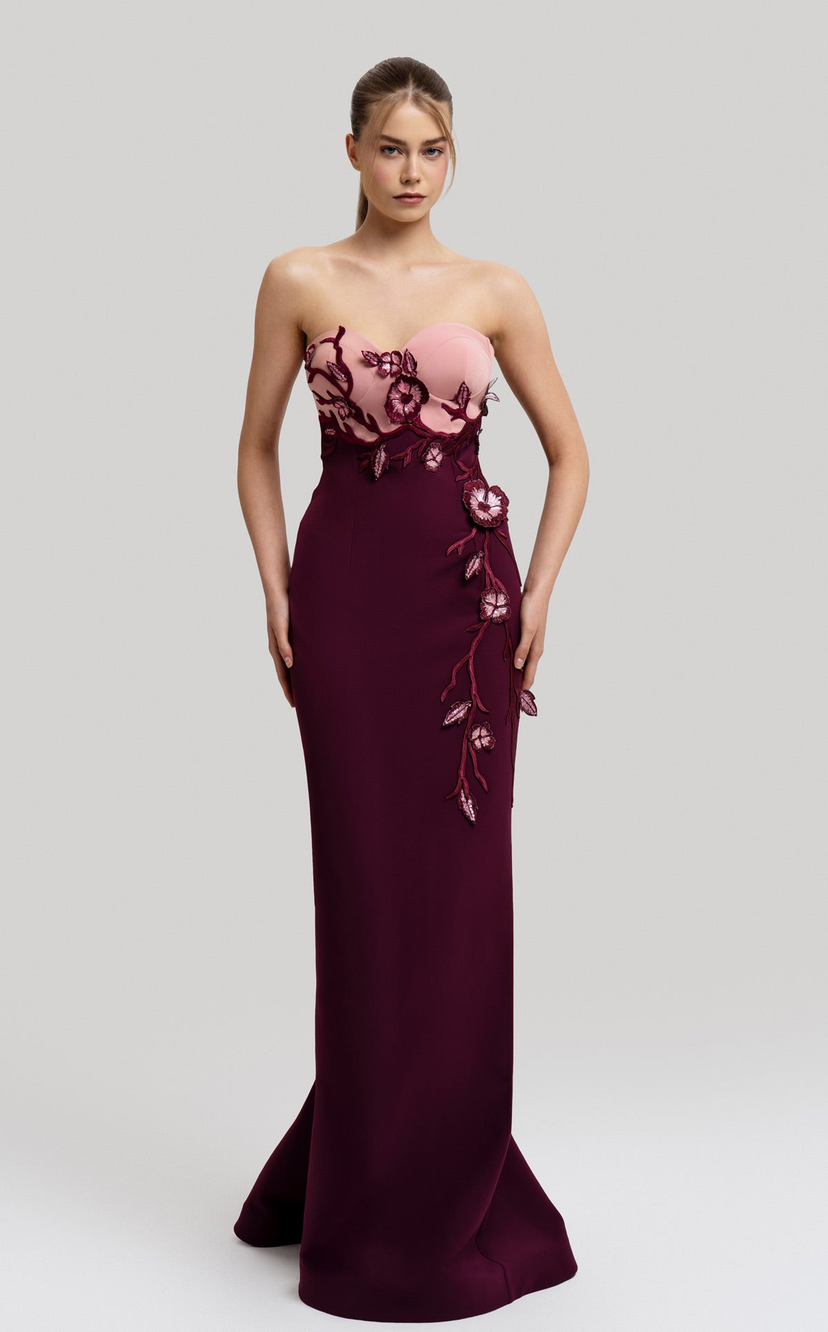 Fouad Sarkis F02917 Couture Evening Gown