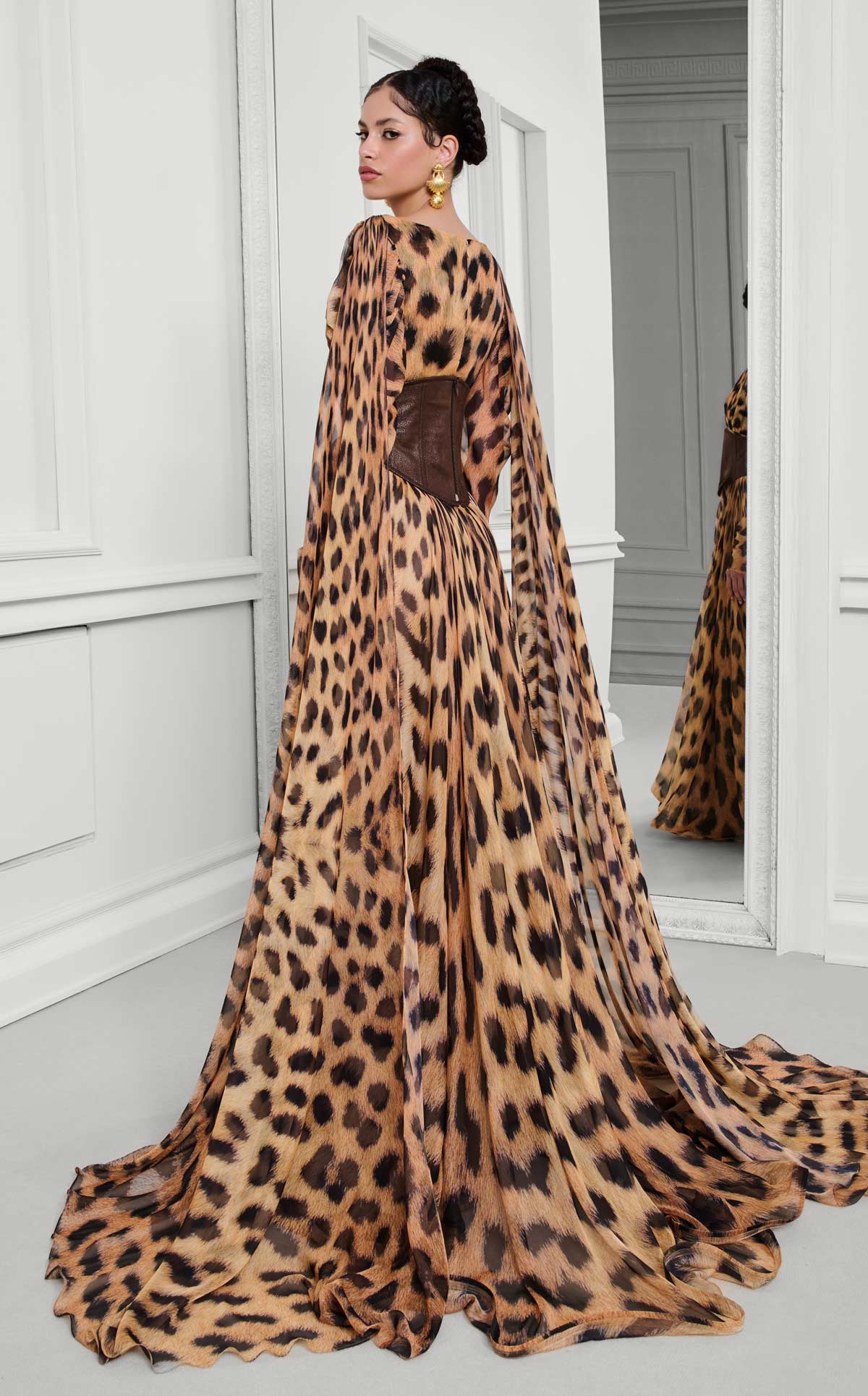 Fouad Sarkis F02921 Couture Evening Gown