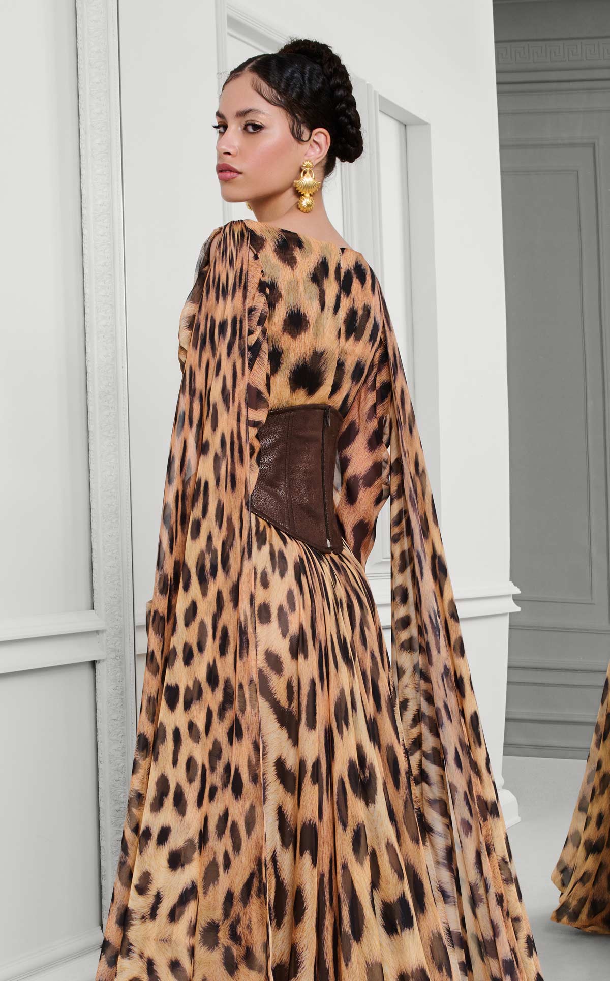 Fouad Sarkis F02921 Couture Evening Gown