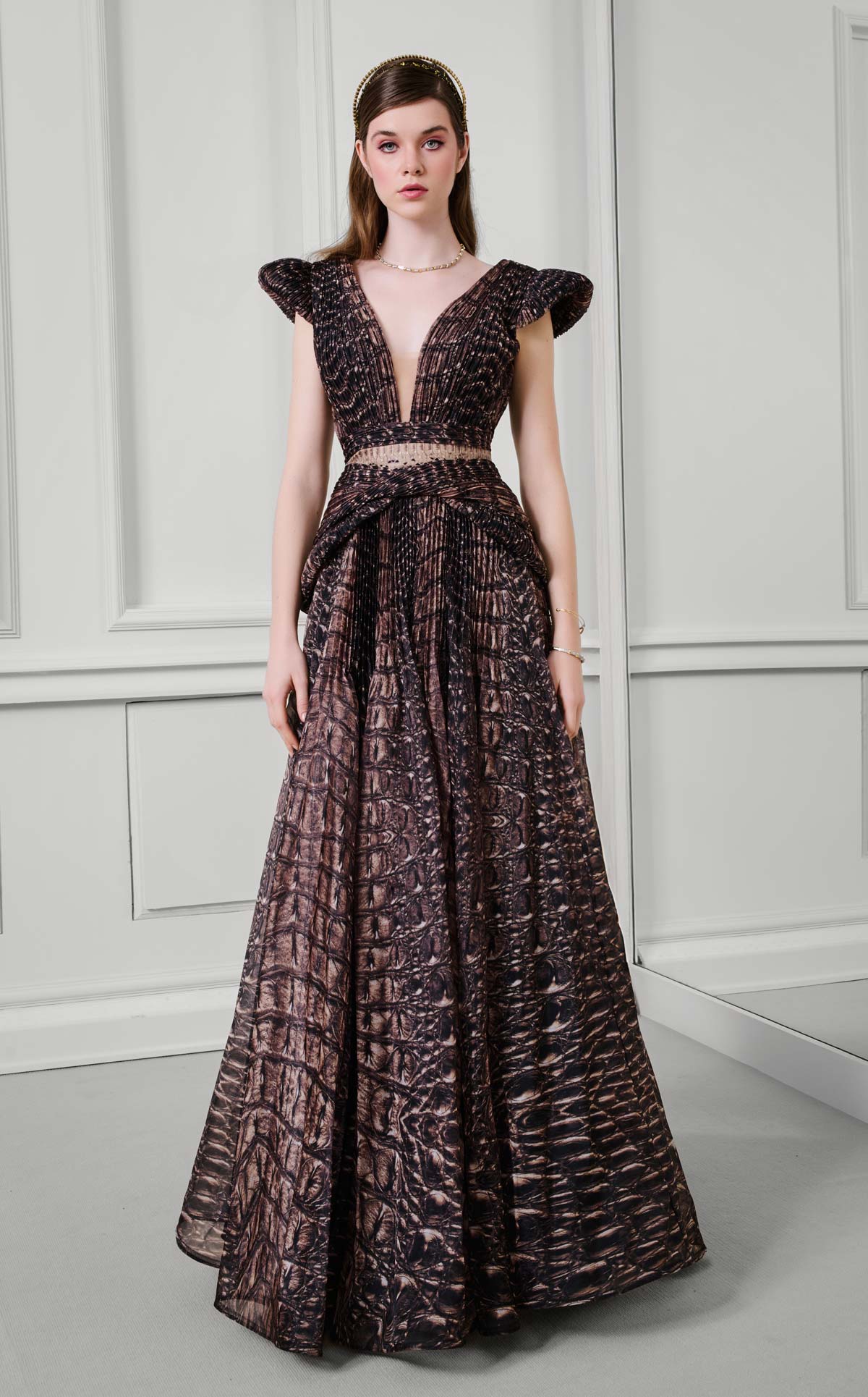 Fouad Sarkis F02922 Couture Evening Gown