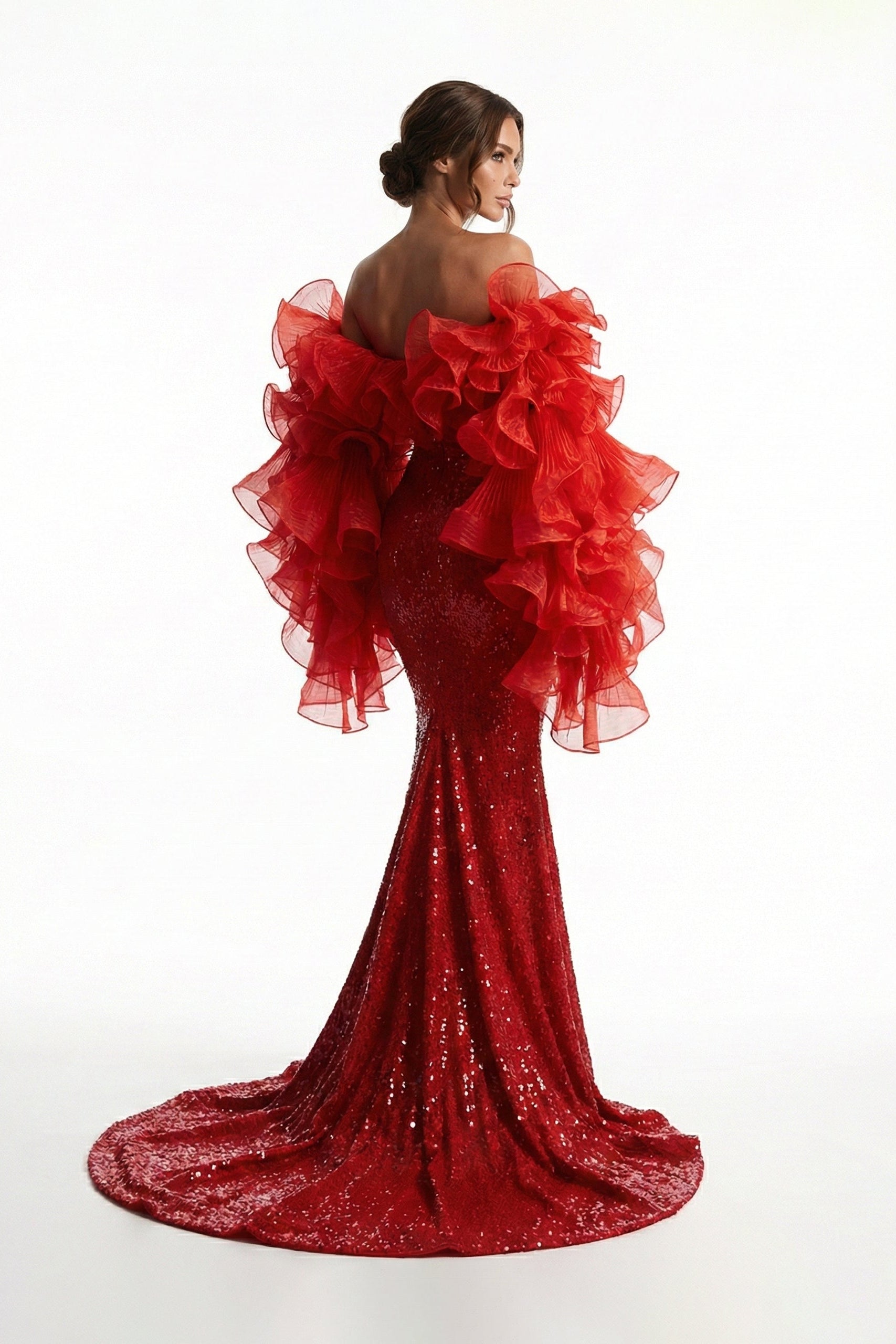 Fouad Sarkis F03029 Couture Evening Gown