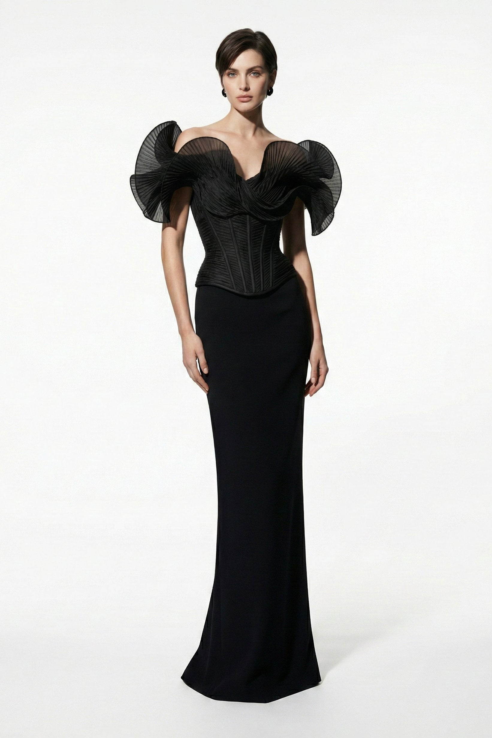 Fouad Sarkis F03032 Couture Evening Gown