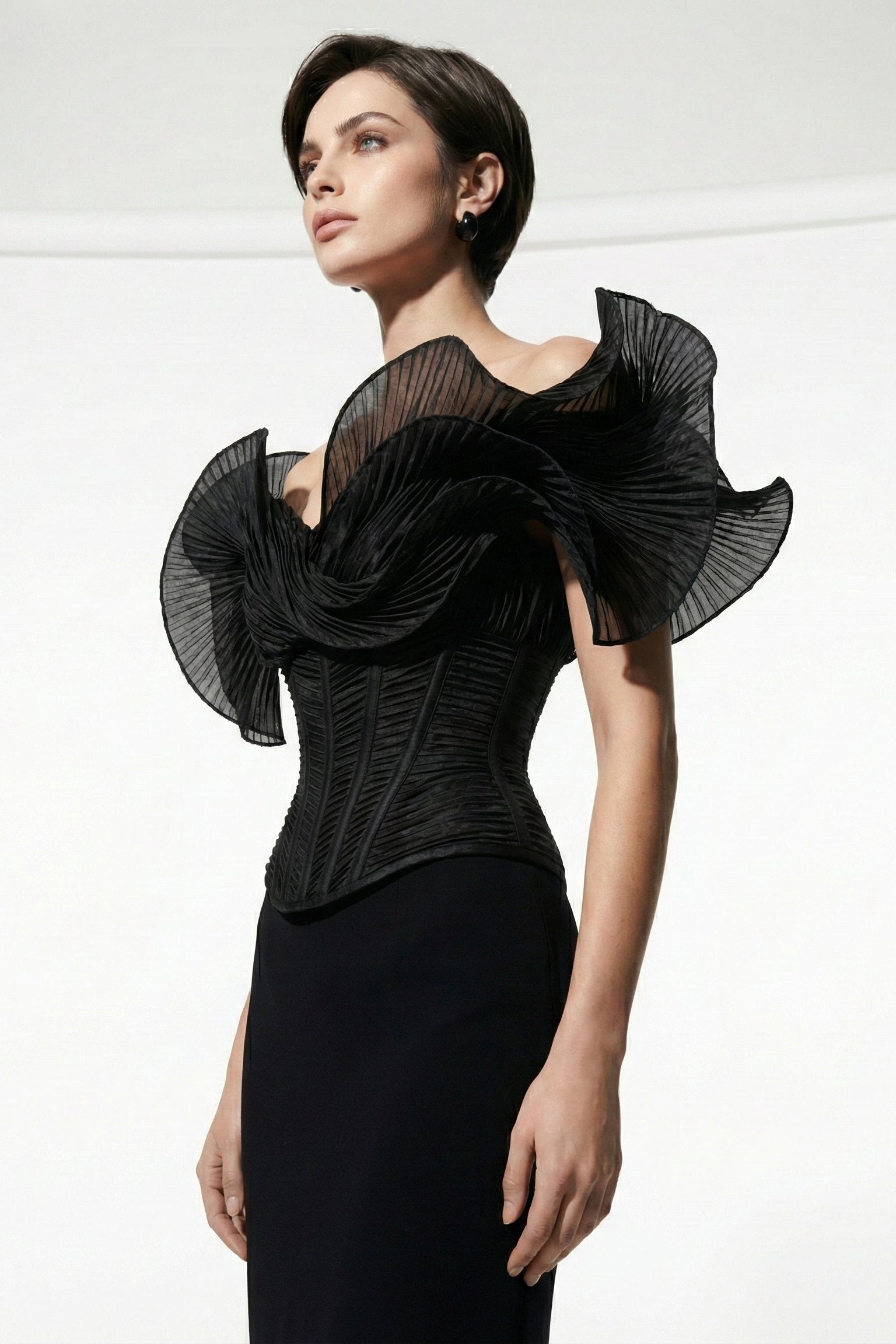 Fouad Sarkis F03032 Couture Evening Gown
