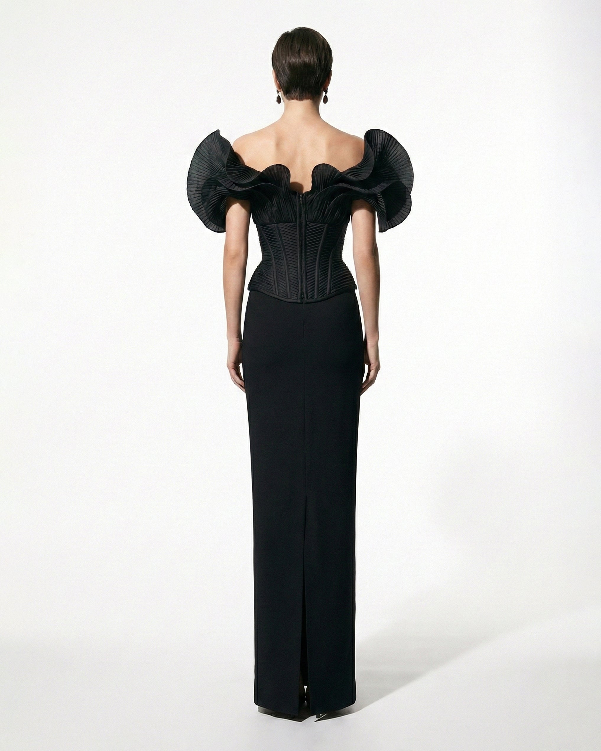 Fouad Sarkis F03032 Couture Evening Gown