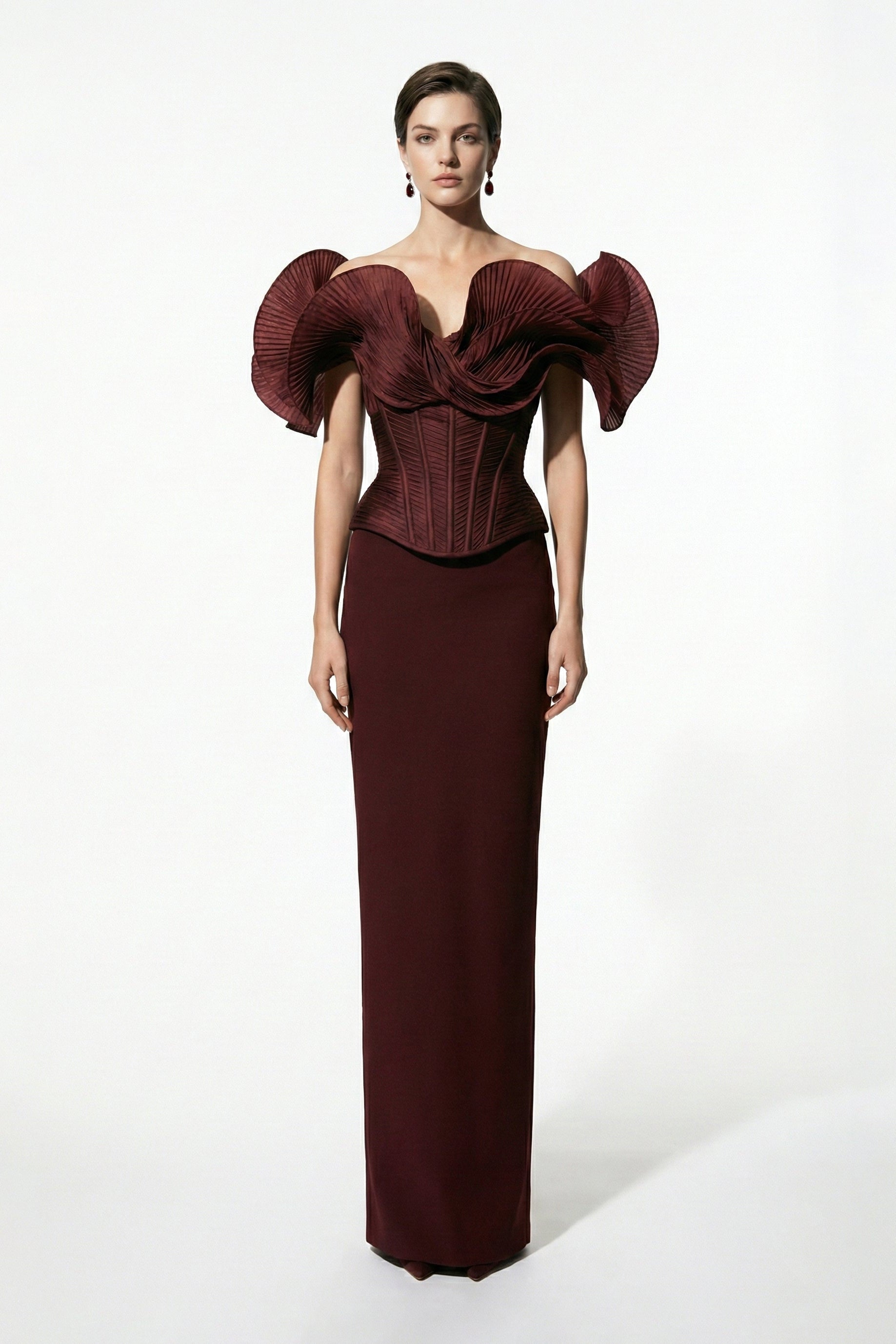 Fouad Sarkis F03032 Couture Evening Gown