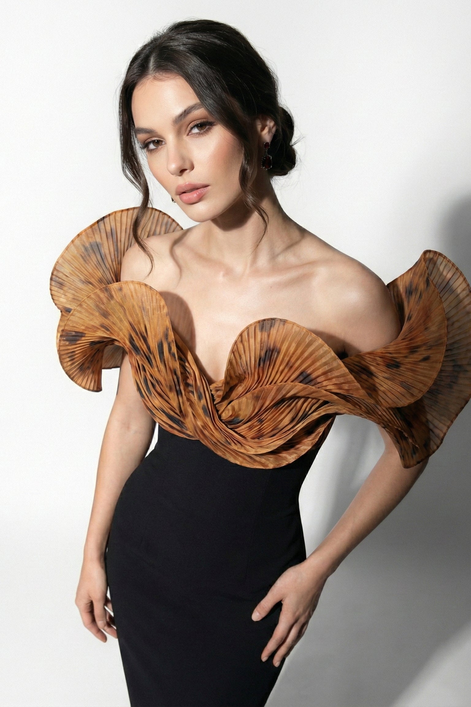 Fouad Sarkis F03033 Couture Evening Gown