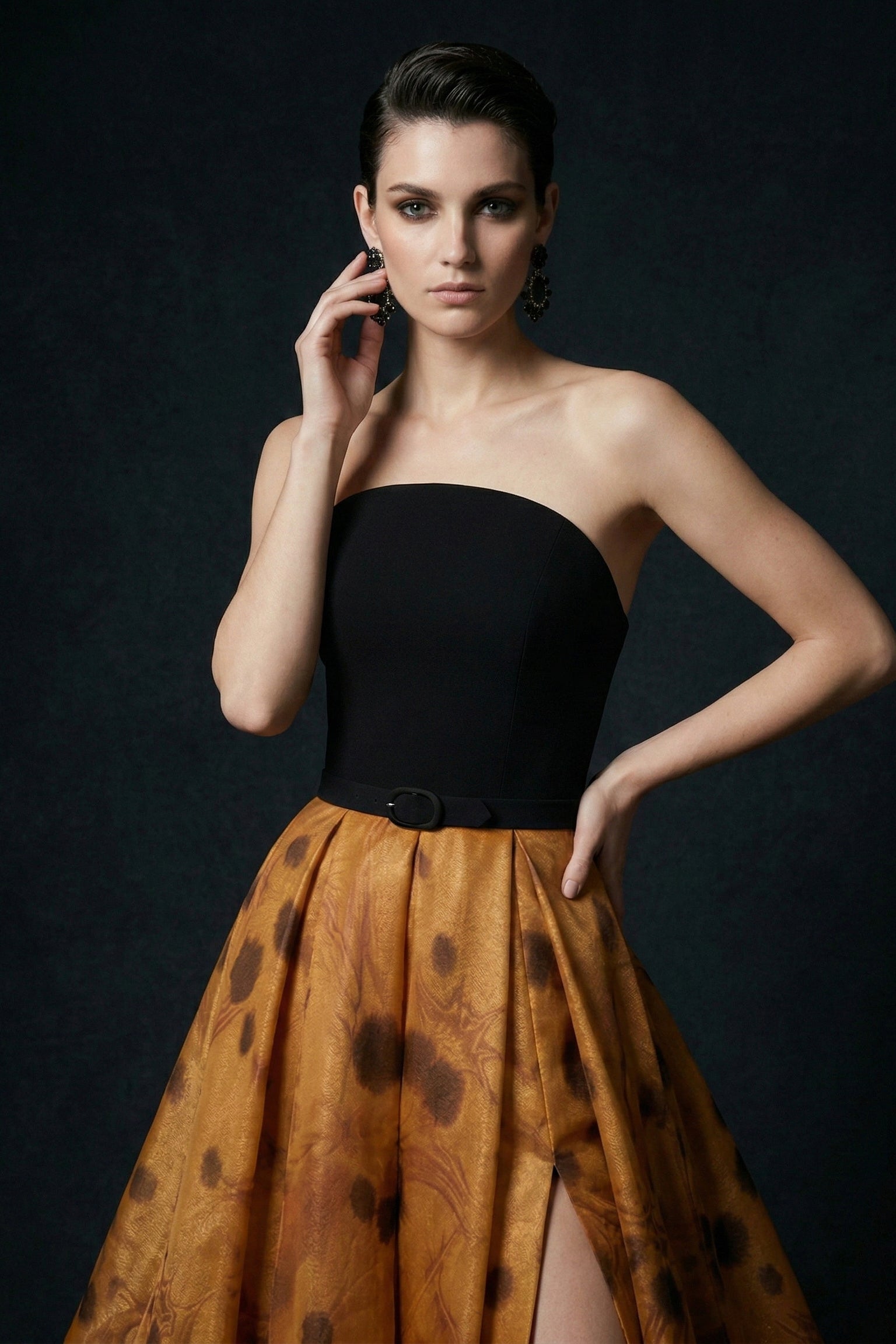 Fouad Sarkis F03034 Couture Evening Gown
