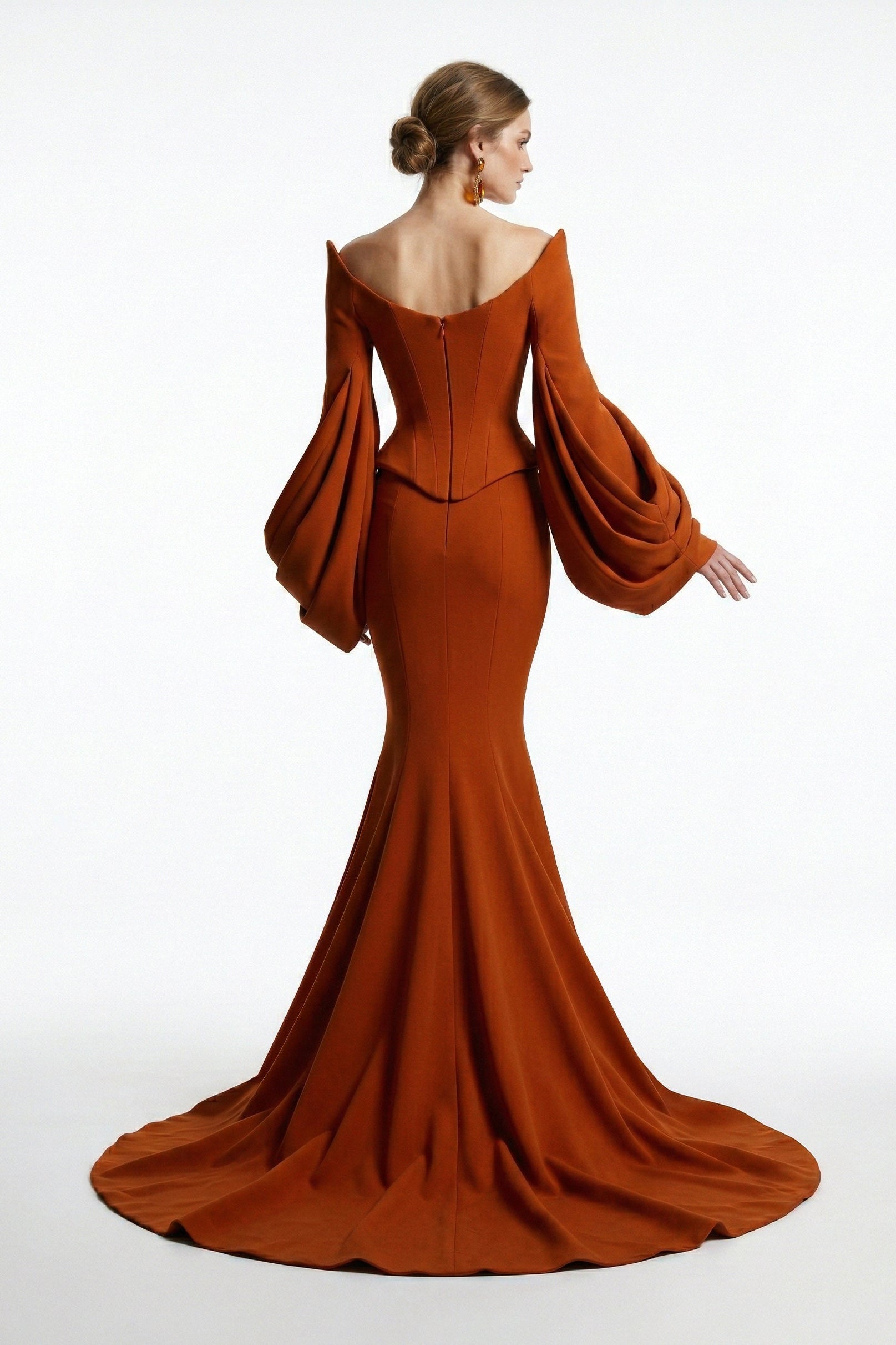 Fouad Sarkis F03036 Couture Evening Gown