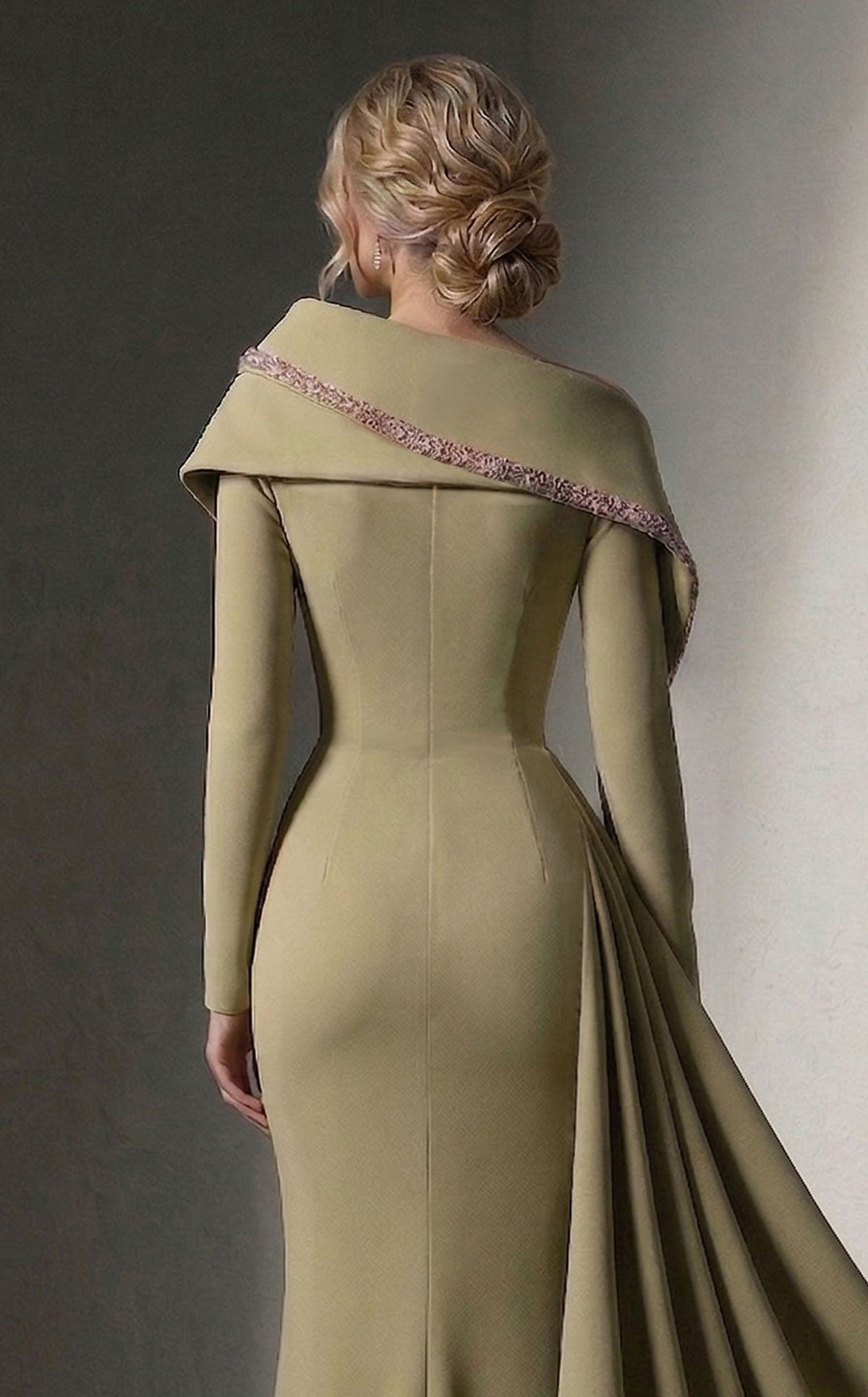 Fouad Sarkis F03038 Couture Evening Gown