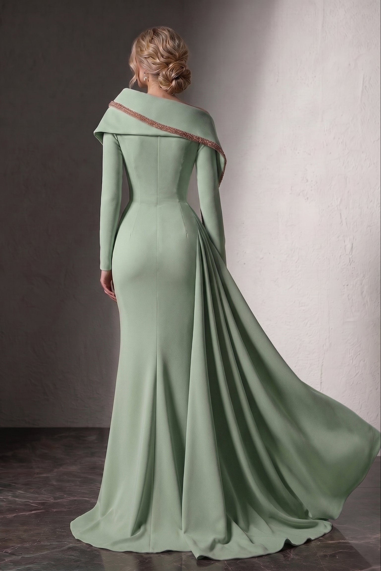 Fouad Sarkis F03038 Couture Evening Gown