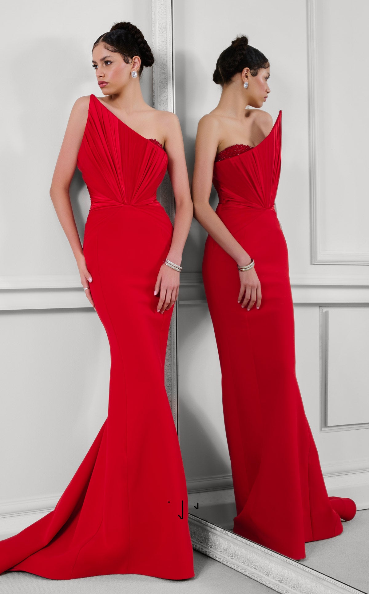 Fouad Sarkis F03100 Couture Evening Gown
