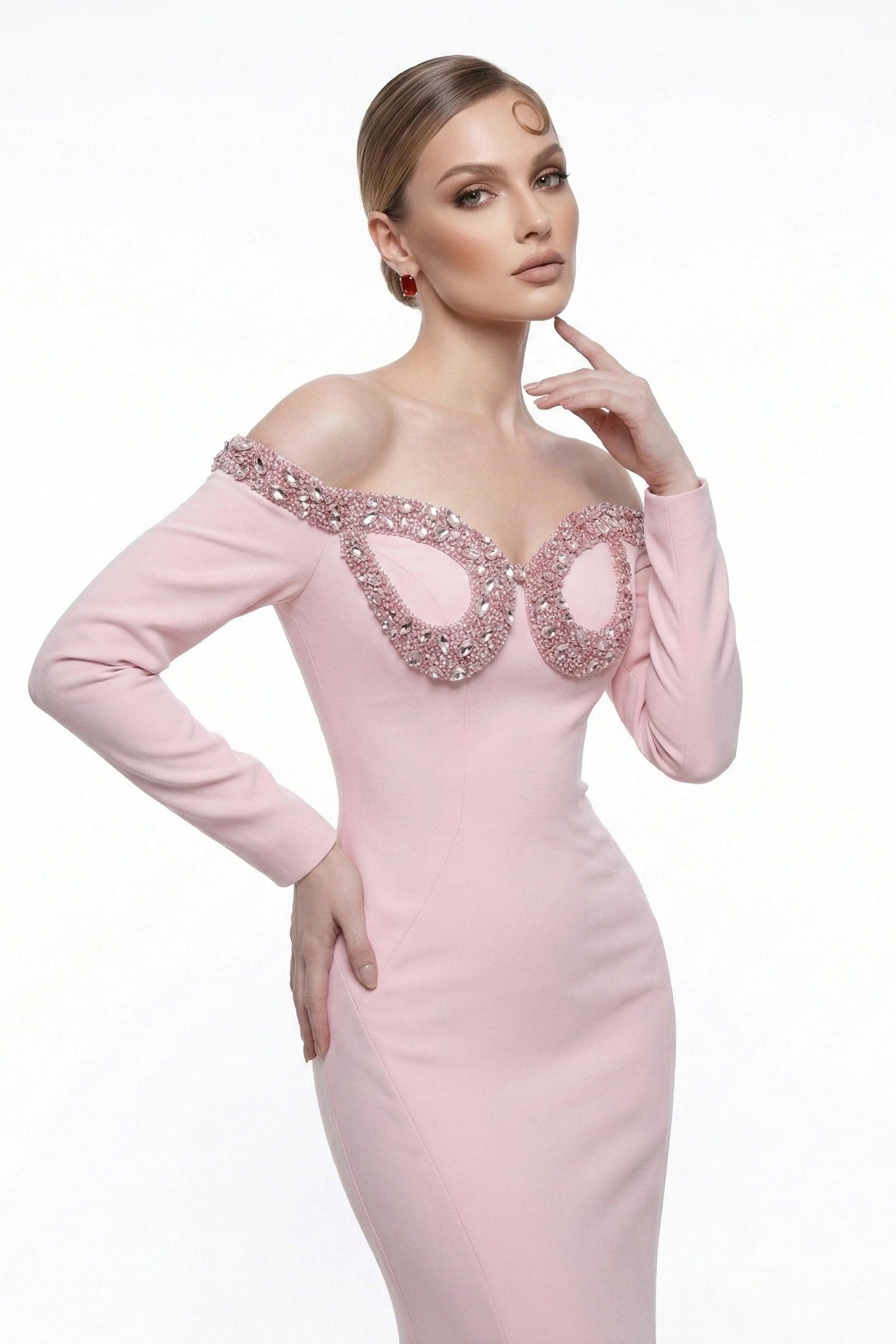 Fouad Sarkis F3037 Couture Evening Gown