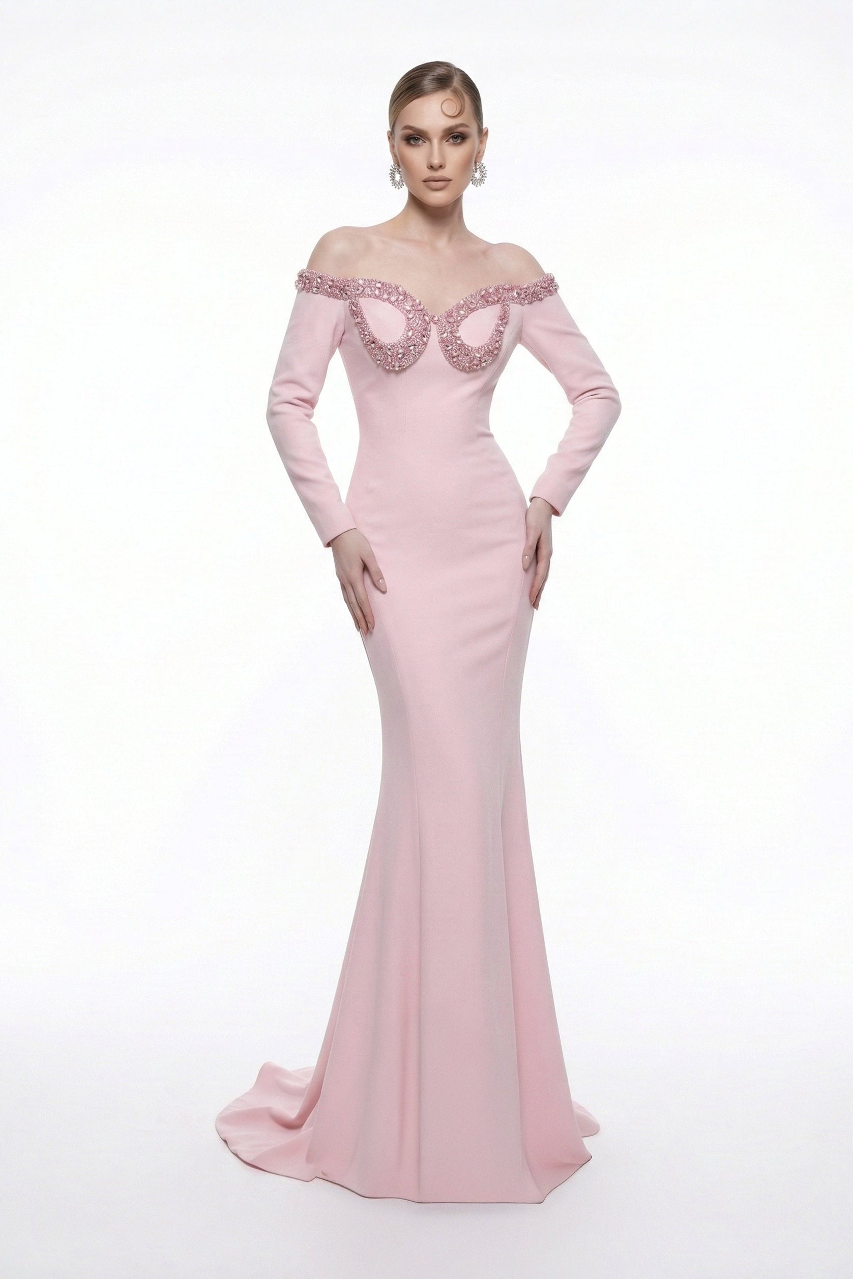 Fouad Sarkis F3037 Couture Evening Gown