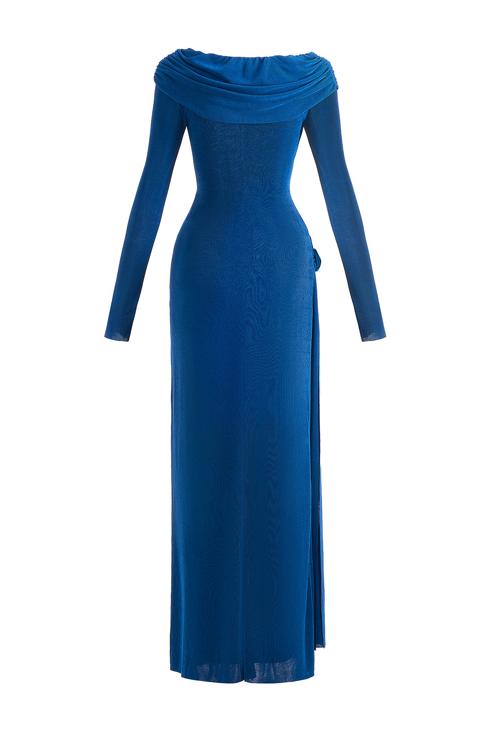 Mirer - Dandelion Sheath Elastance Jersey Maxi Dress