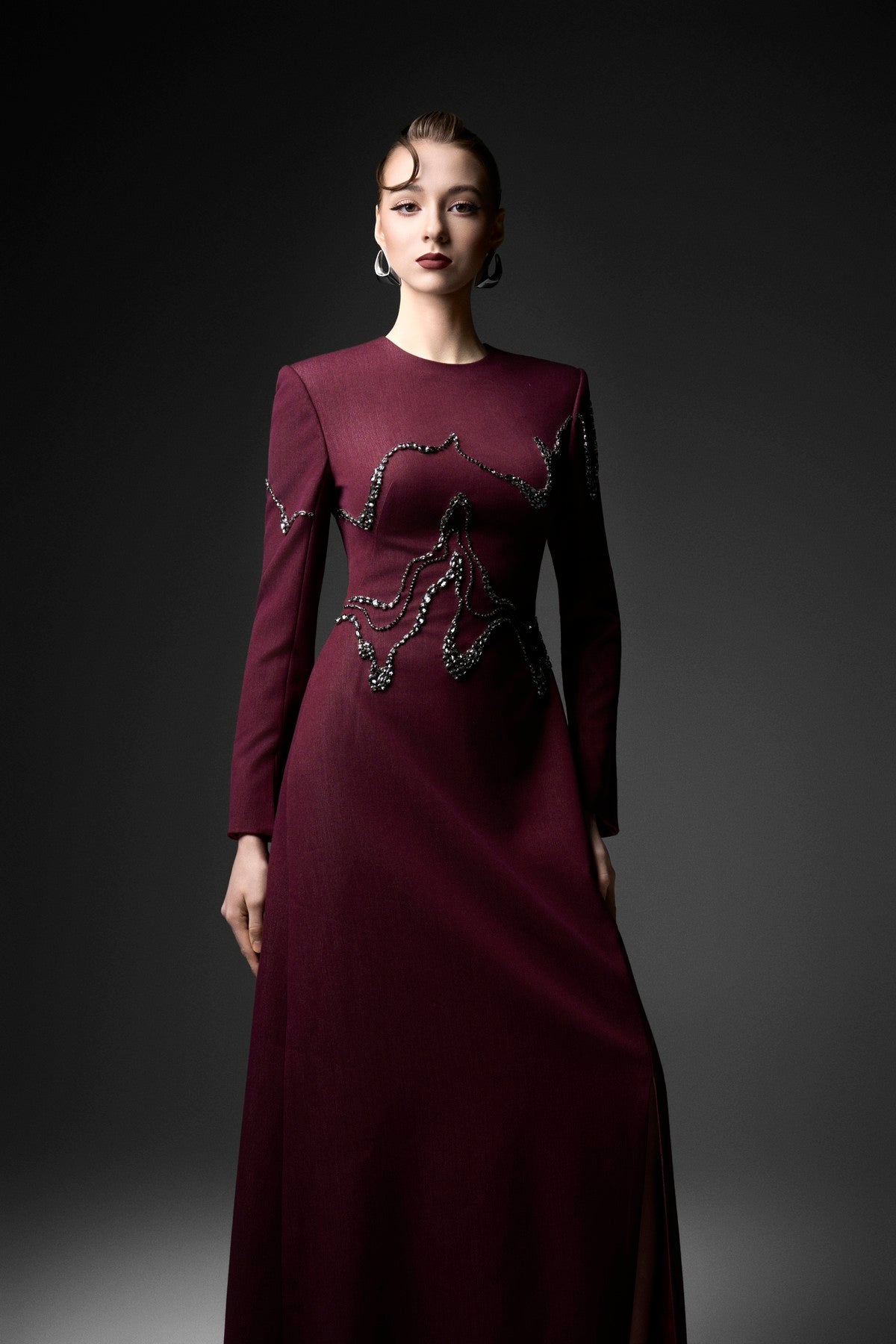 Wave A-Line Dress