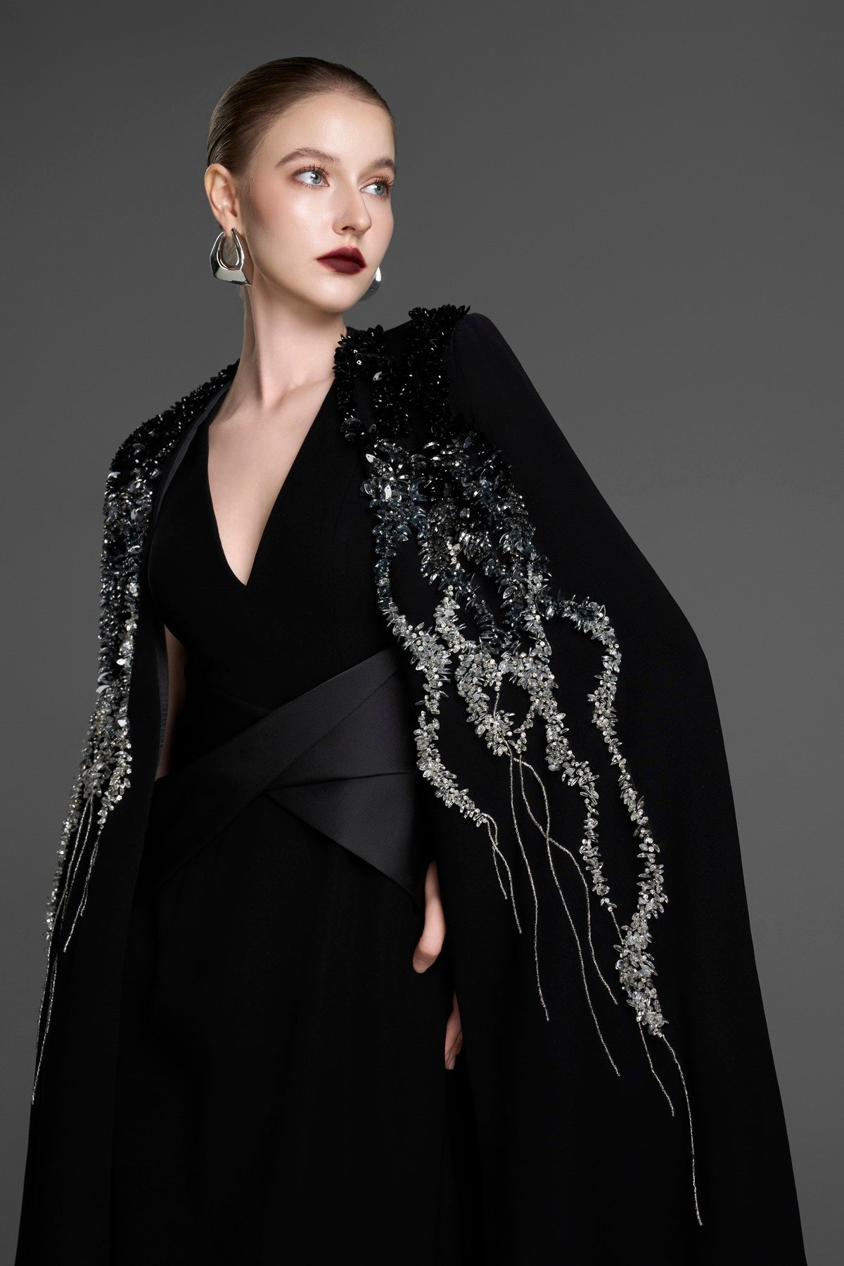 Crystal Drape Dress