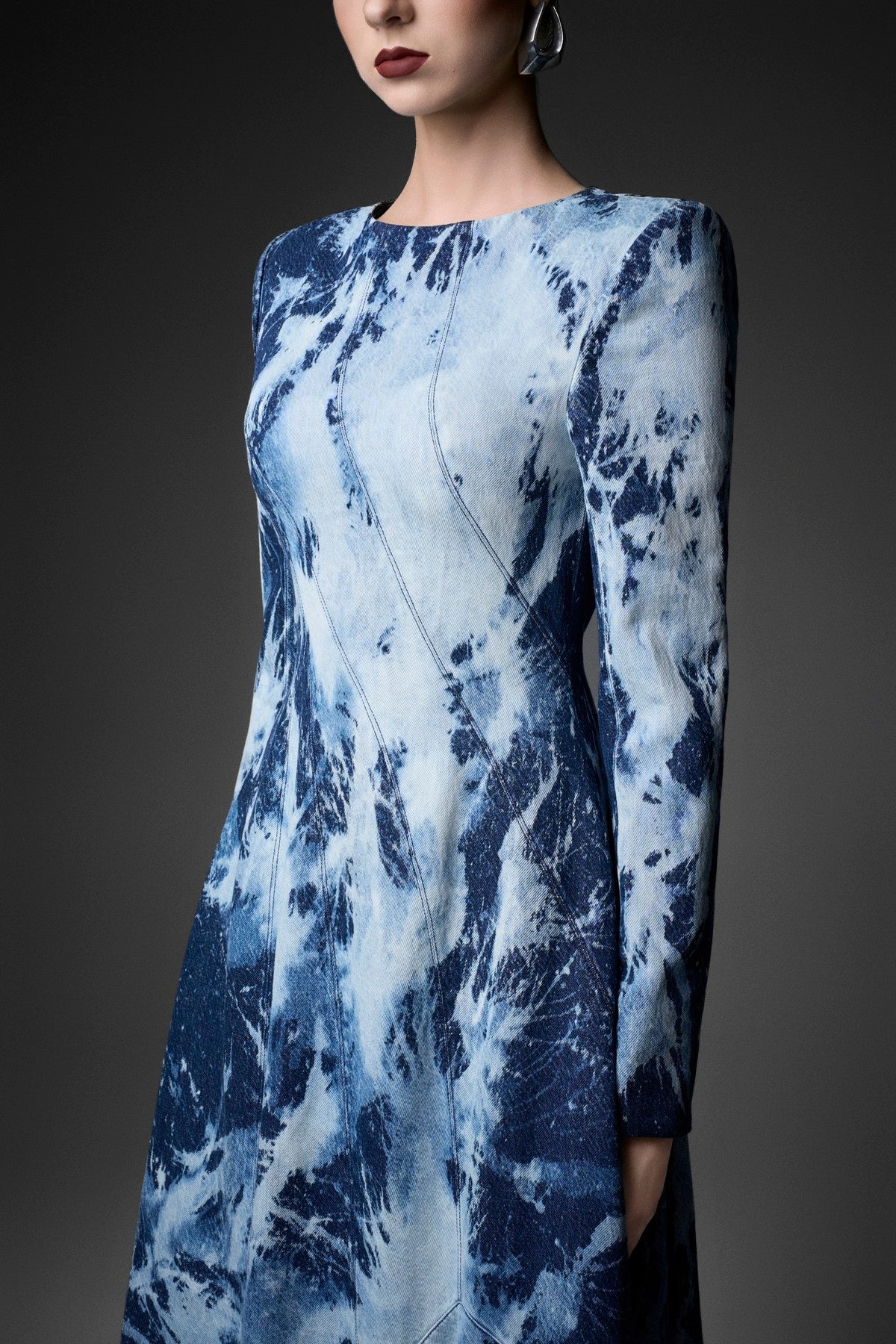 Fringe Denim Dress