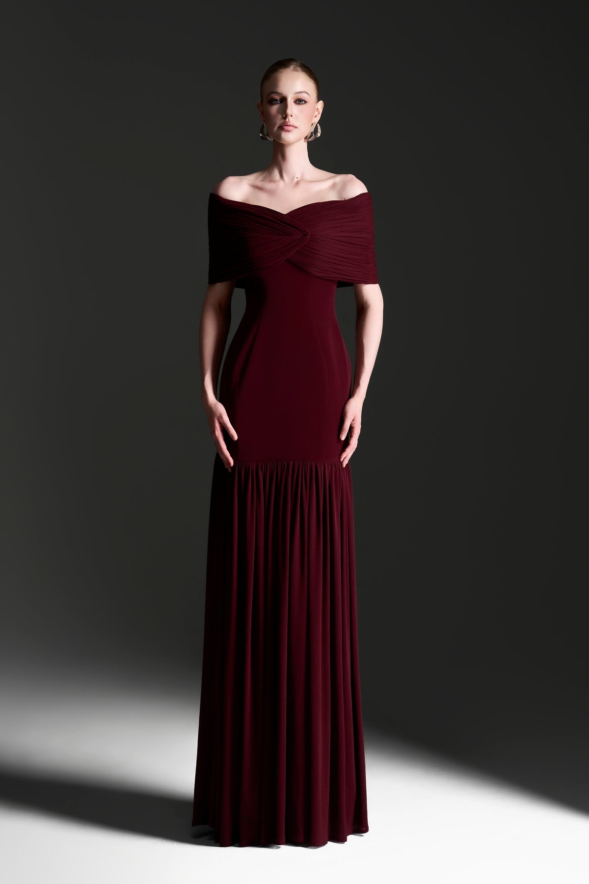 Pleated Flare Dress