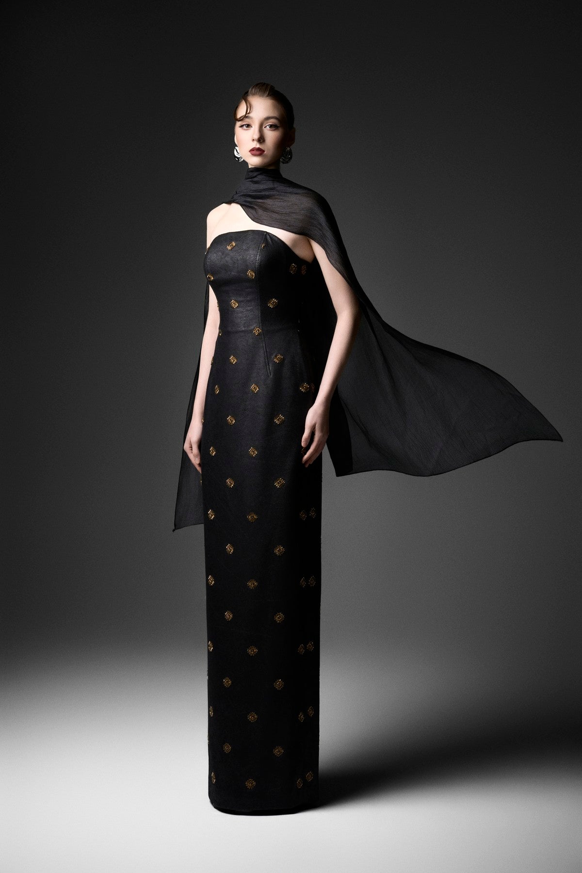 Rococo Leather Dress