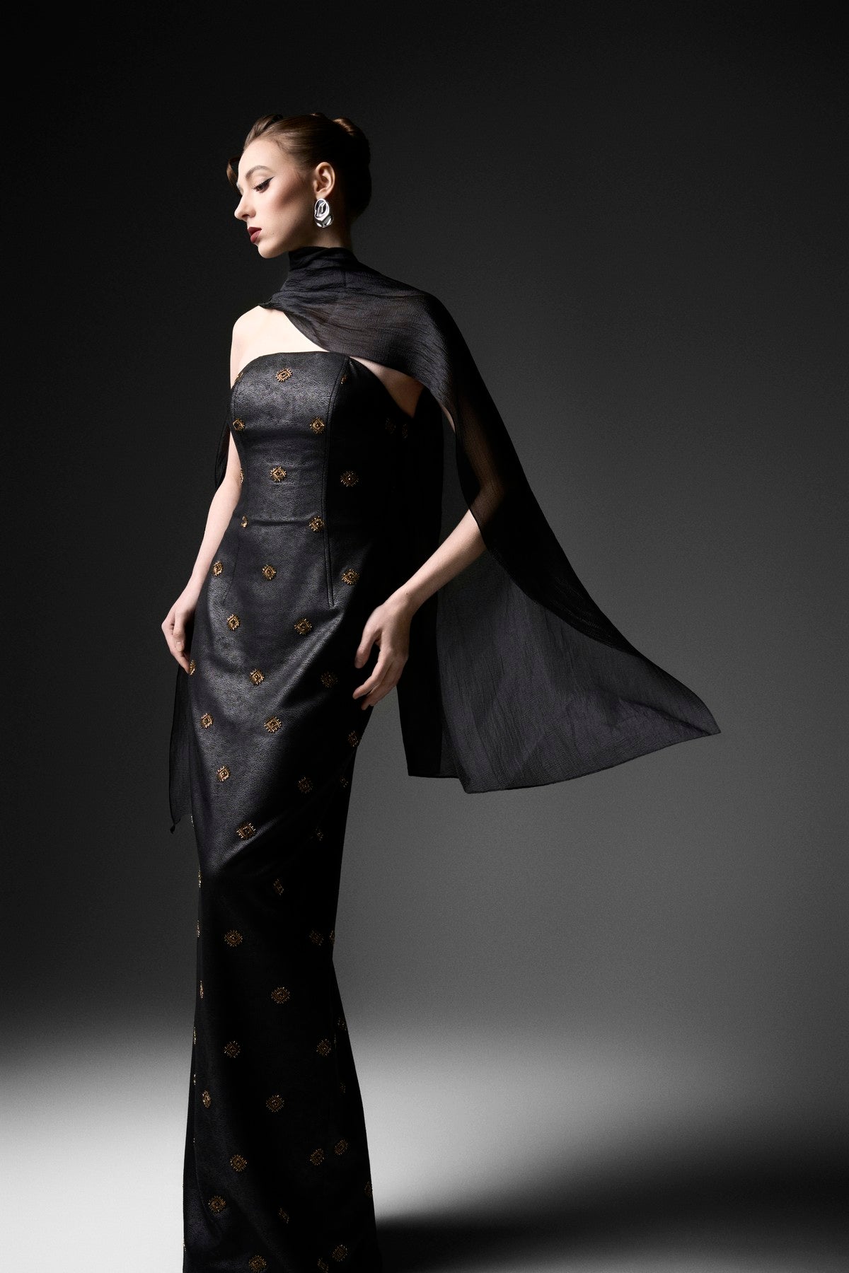 Rococo Leather Dress