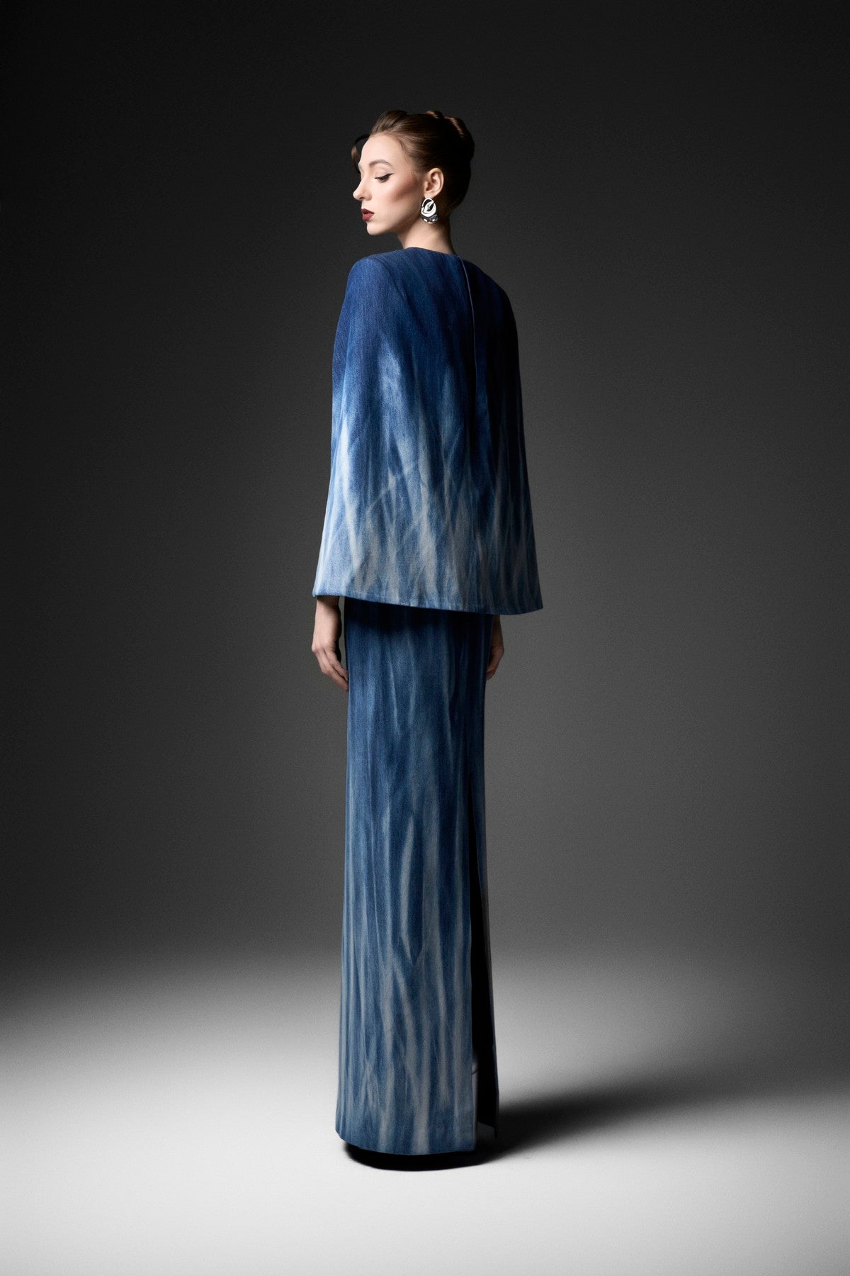 Ombré Cape Dress