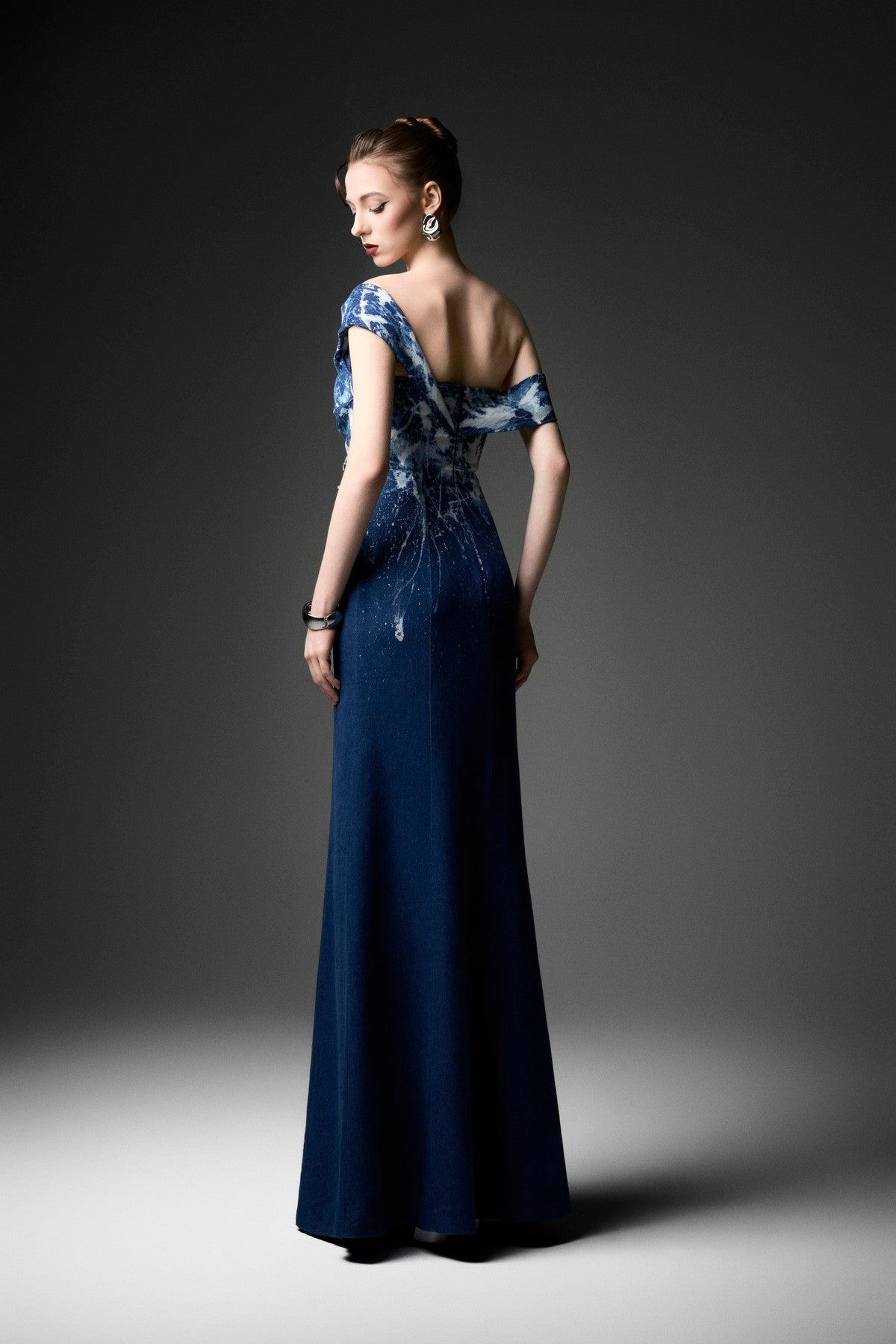 Marble Denim Dress