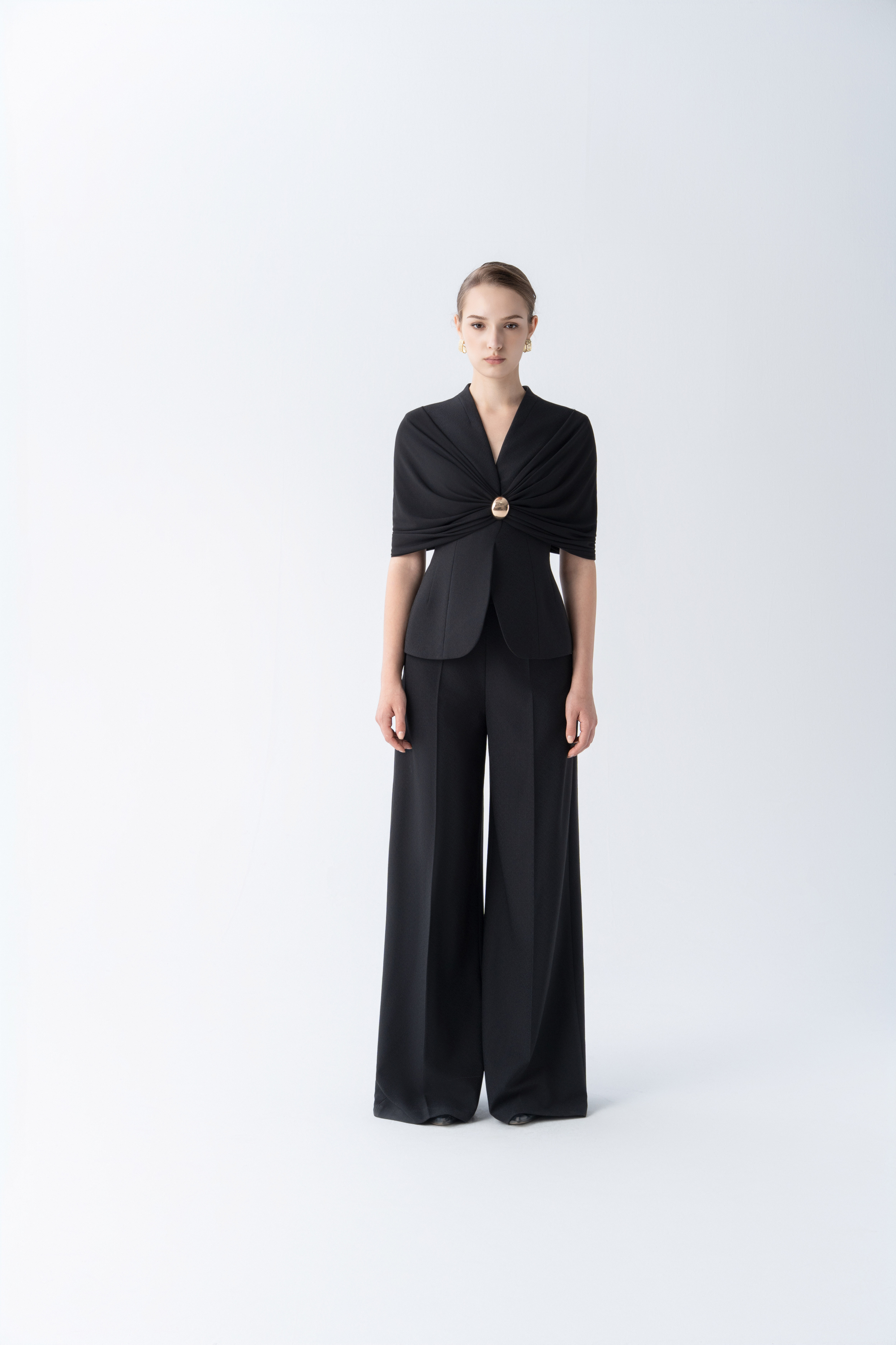 Halo Peplum Top & Luna Classic Pants