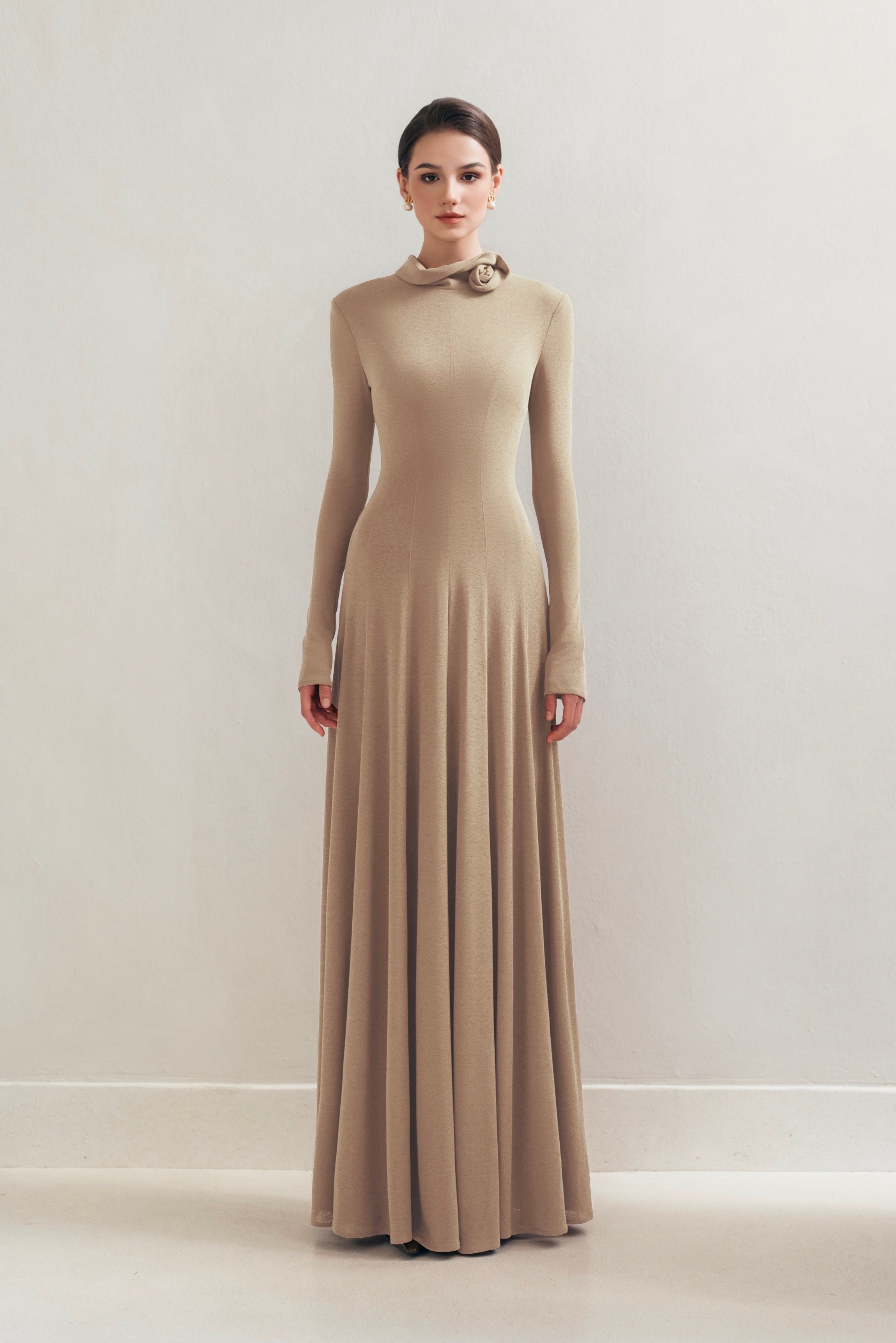 Rustic 3D Bloom Dress