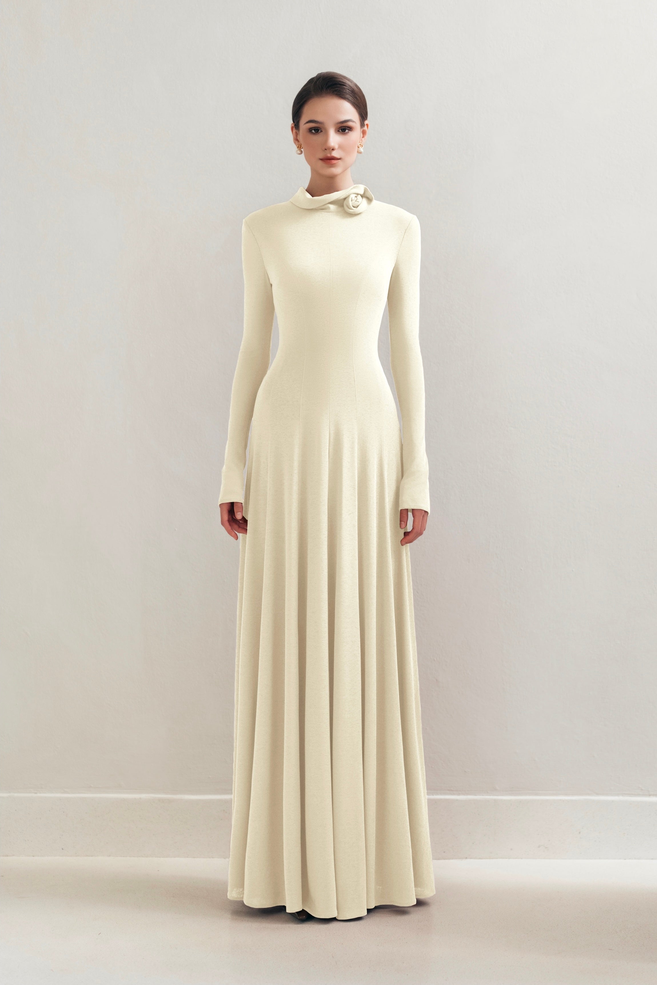 Rustic 3D Bloom Dress