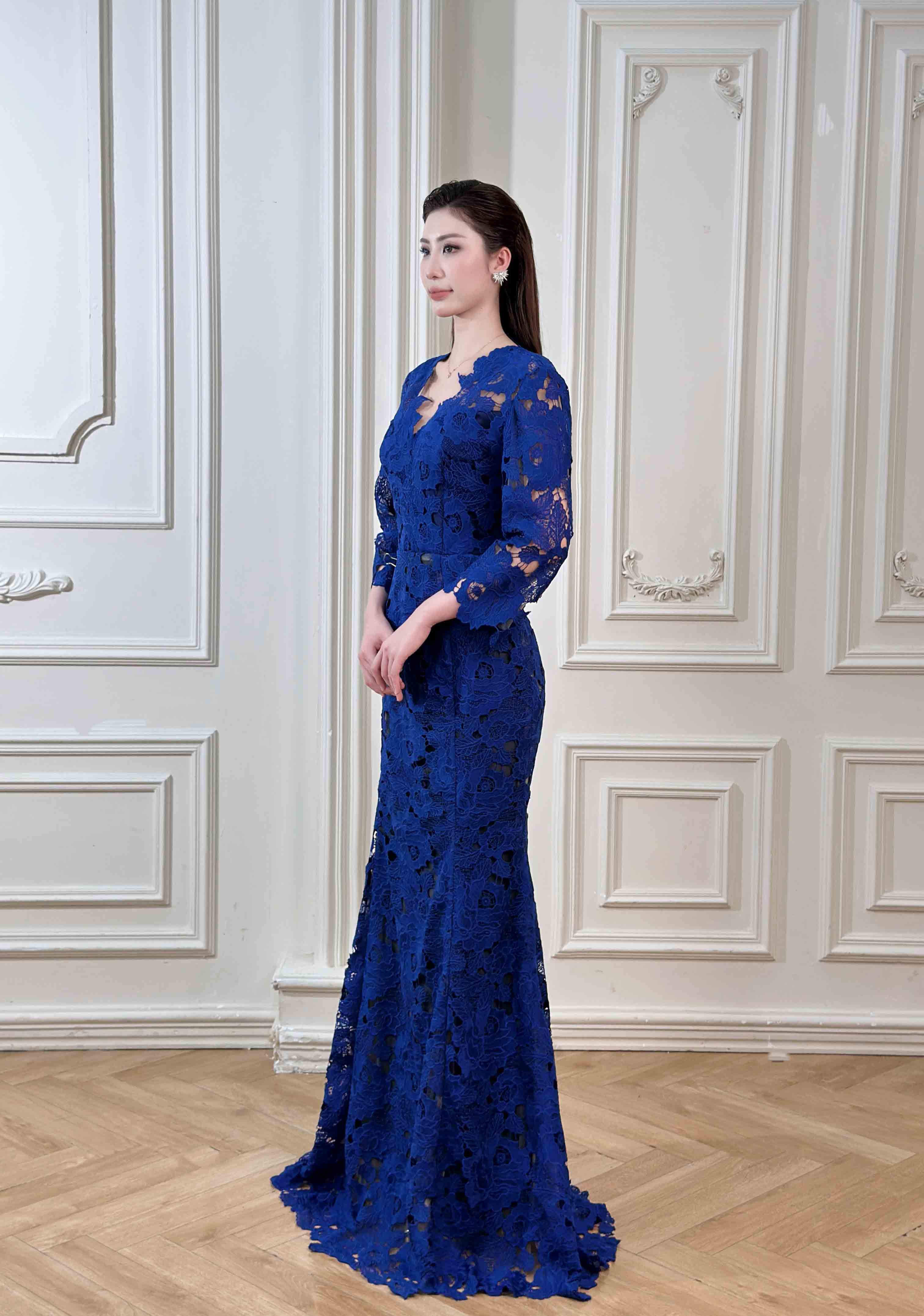 Irene Dress – Lapis Blue Maxi Dress