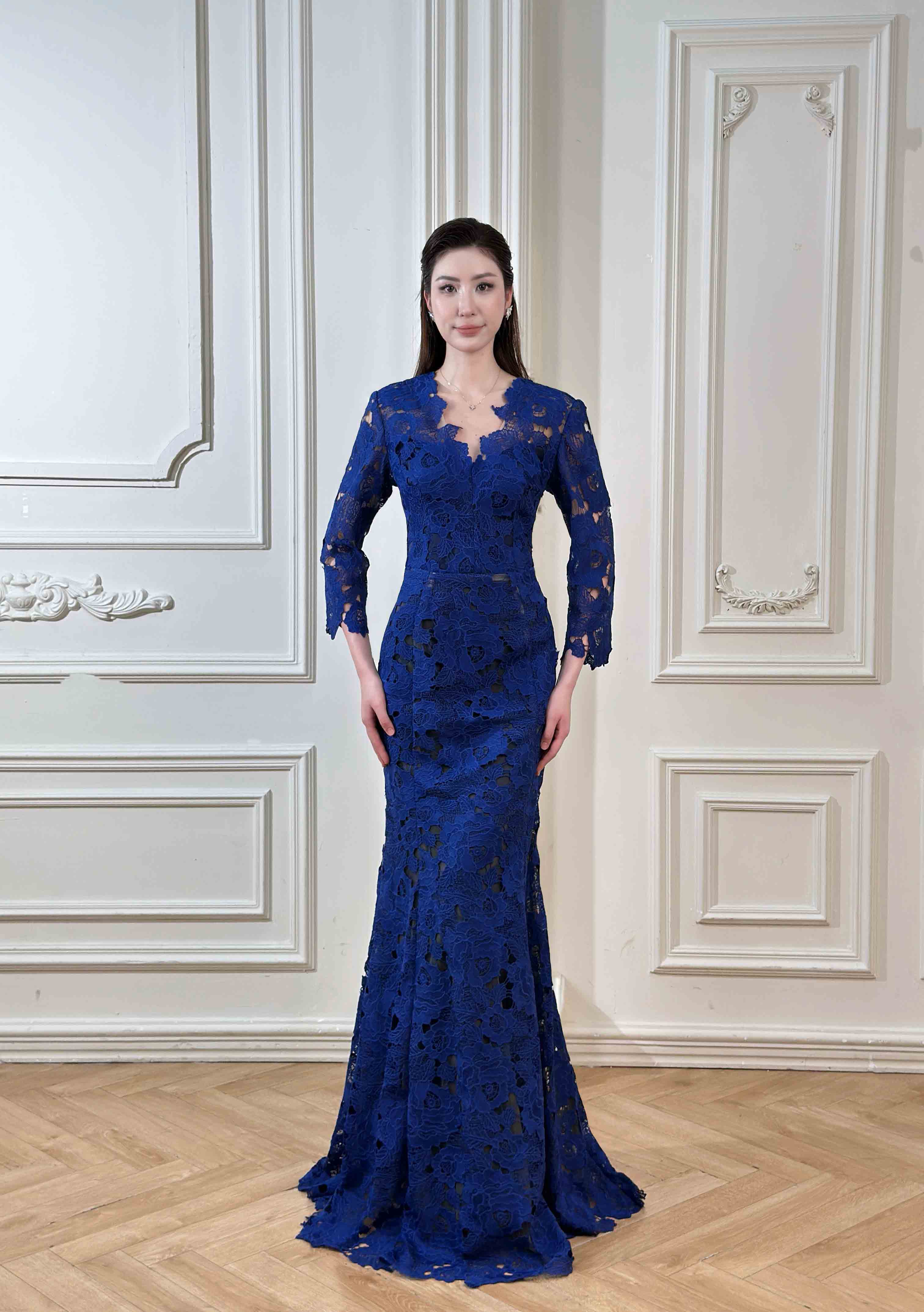 Irene Dress – Lapis Blue Maxi Dress