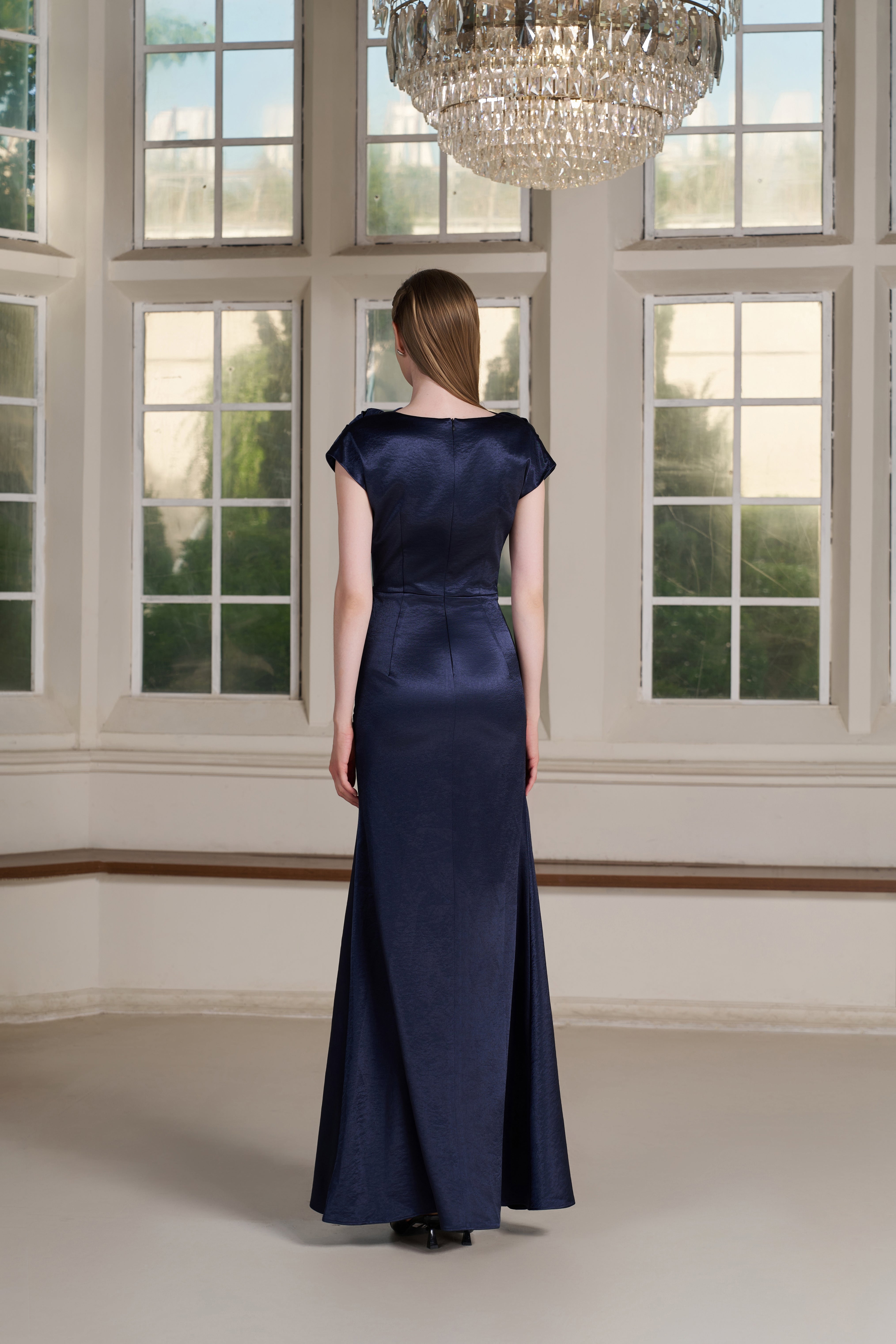 Ina Dress – Diva Blue Maxi Dress