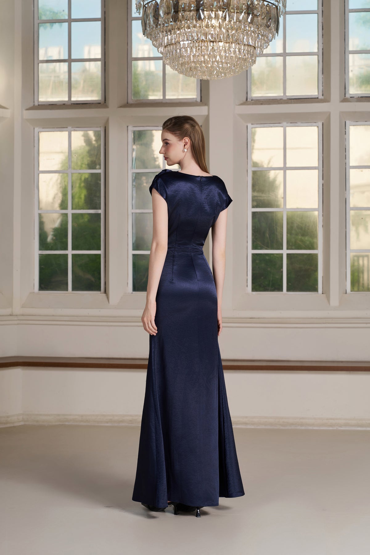 Ina Dress – Diva Blue Maxi Dress