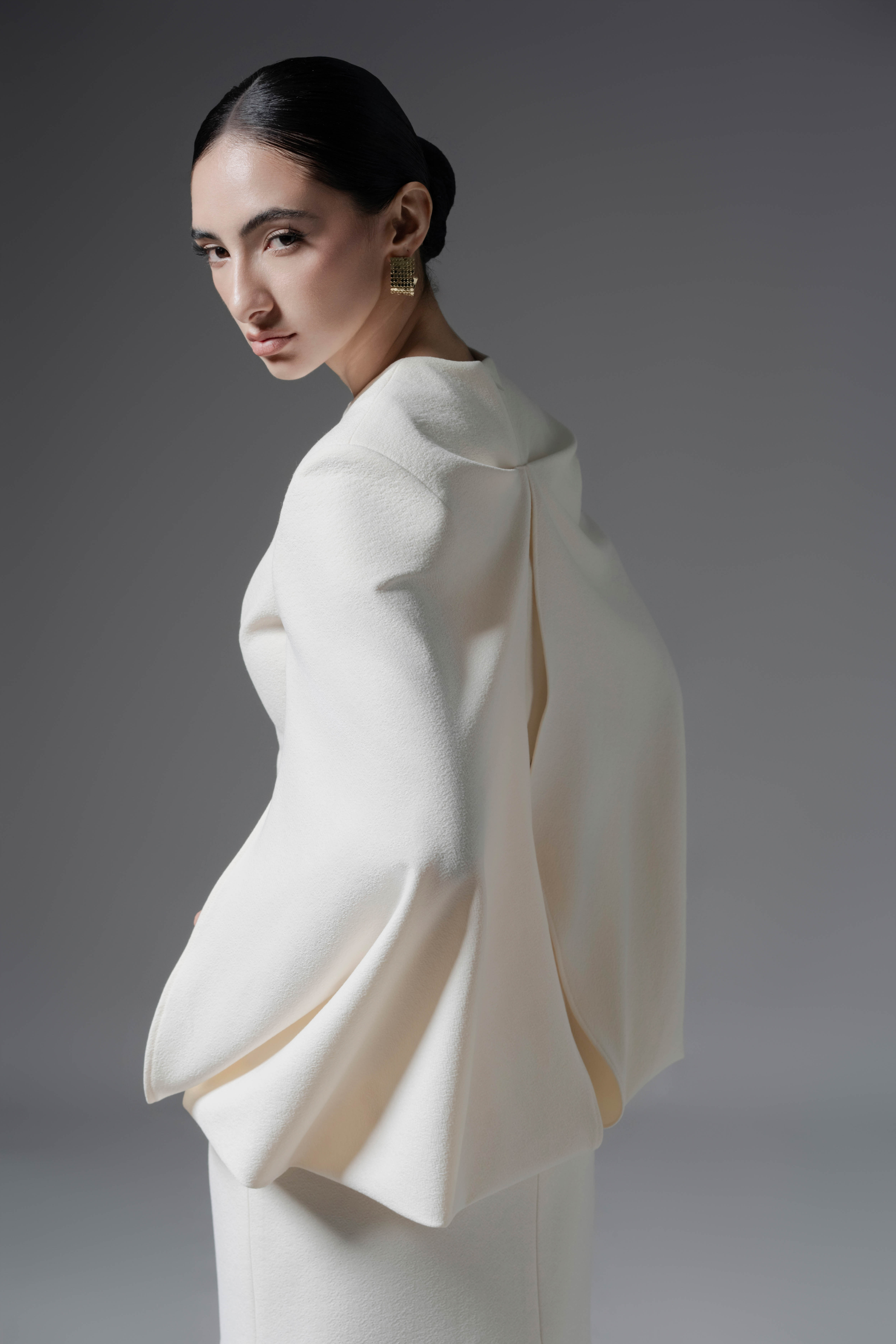 Ivory Curve Dress