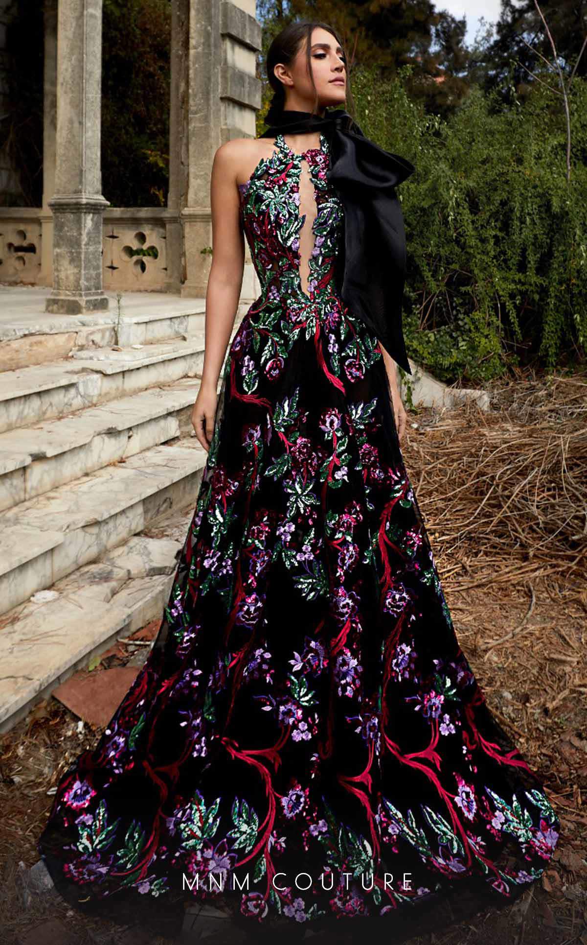 Black Mesh Ball Gown Majesty Style K3951