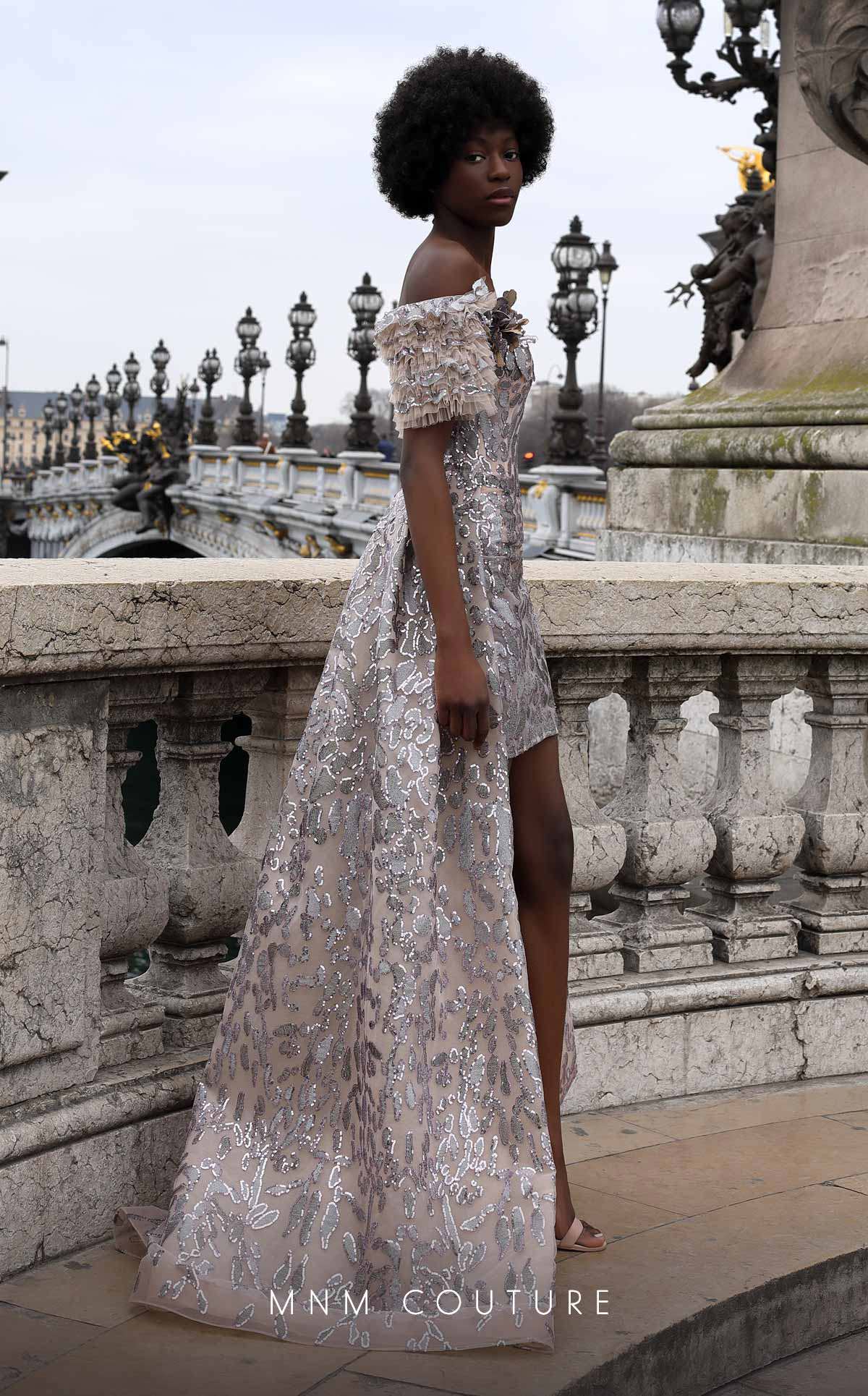 Cascading High-Low Romance Style K4071