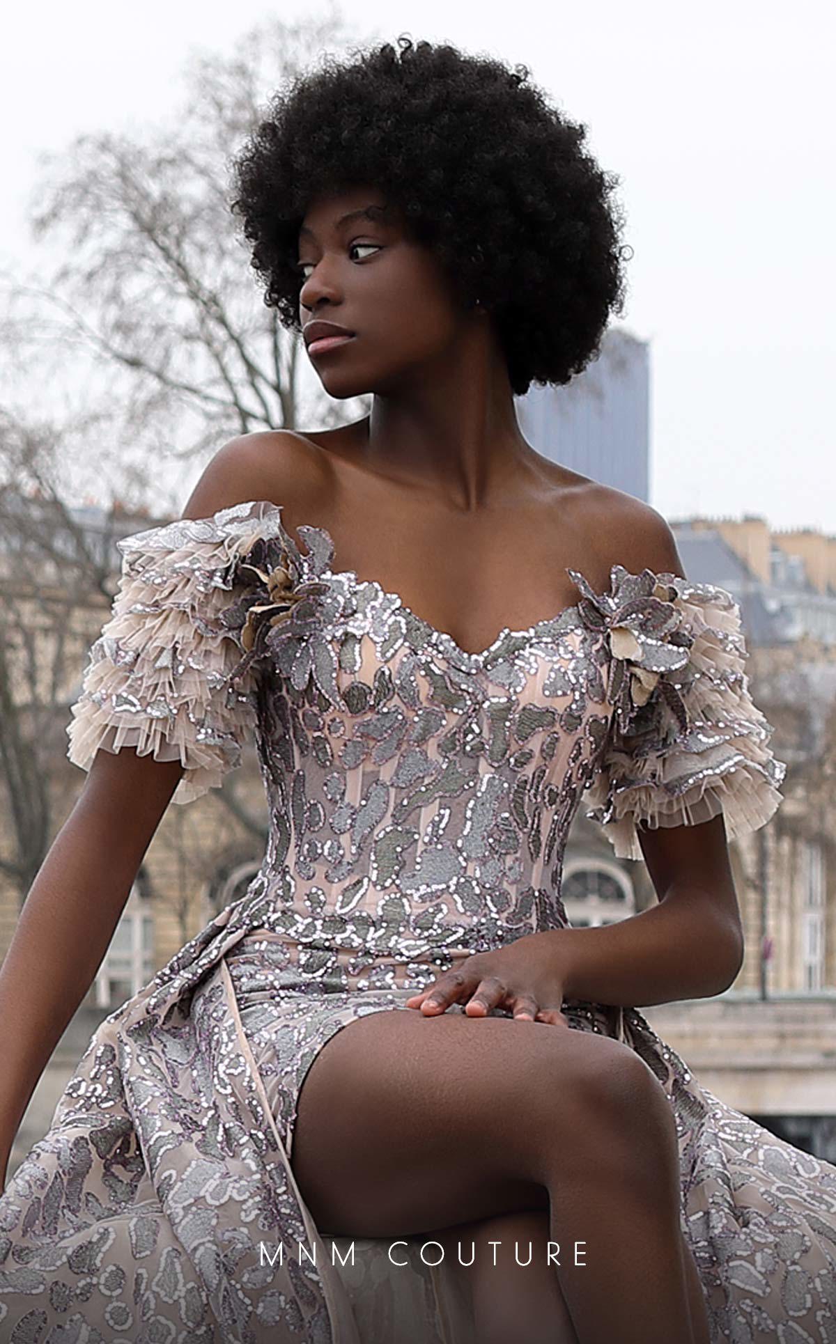 Cascading High-Low Romance Style K4071