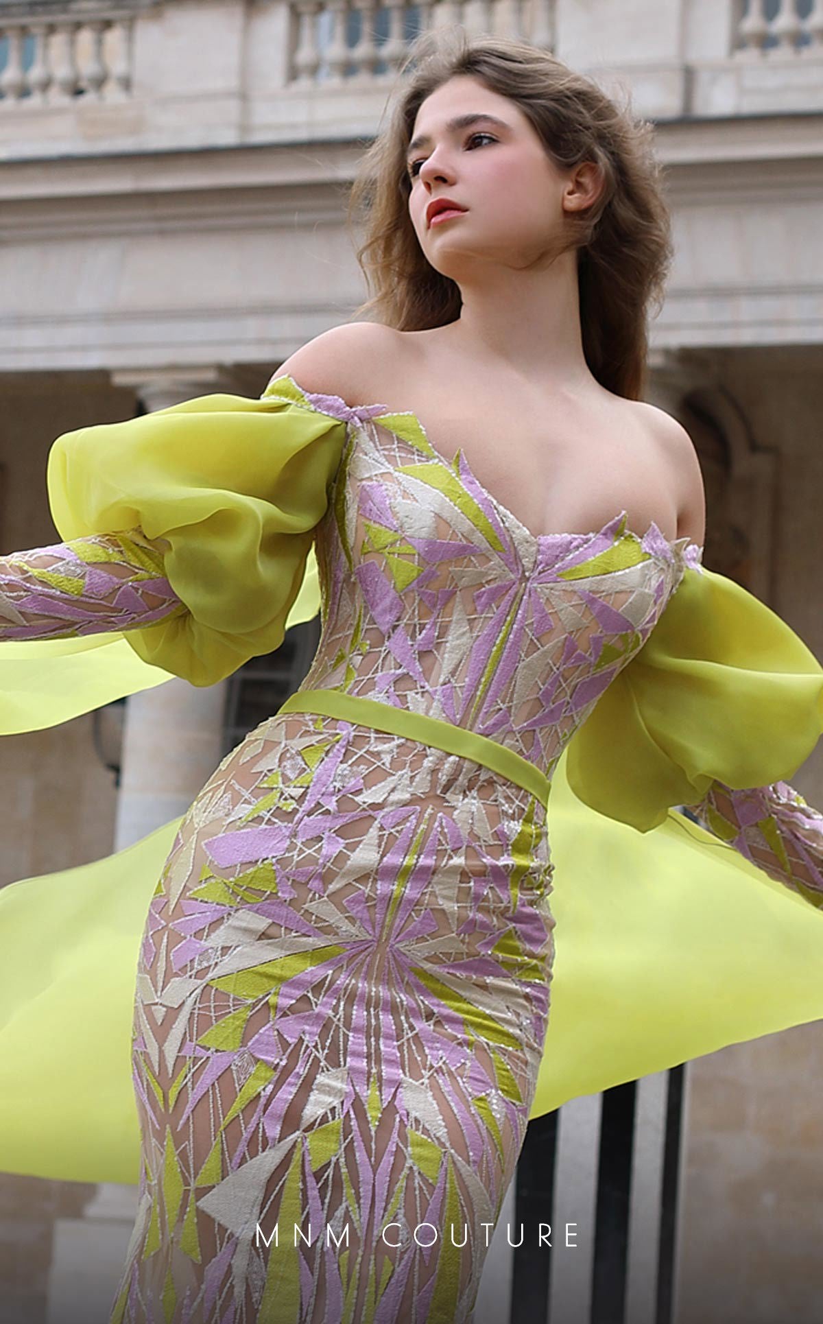 Luxe Cape Statement Style K4076