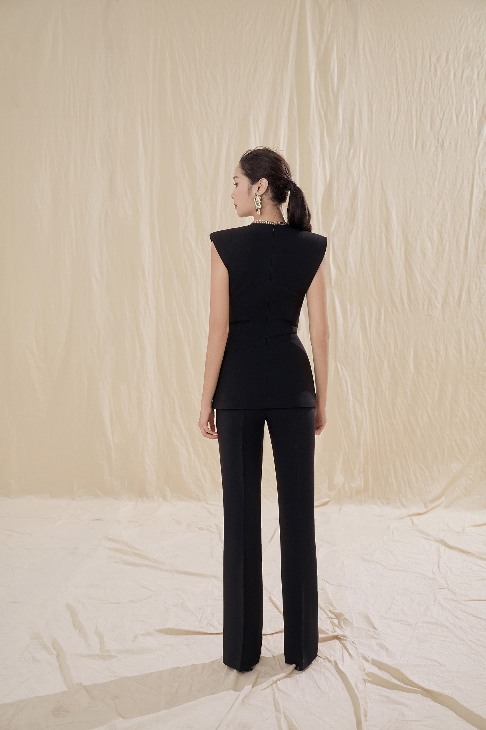 Kara Twisted Peplum Top