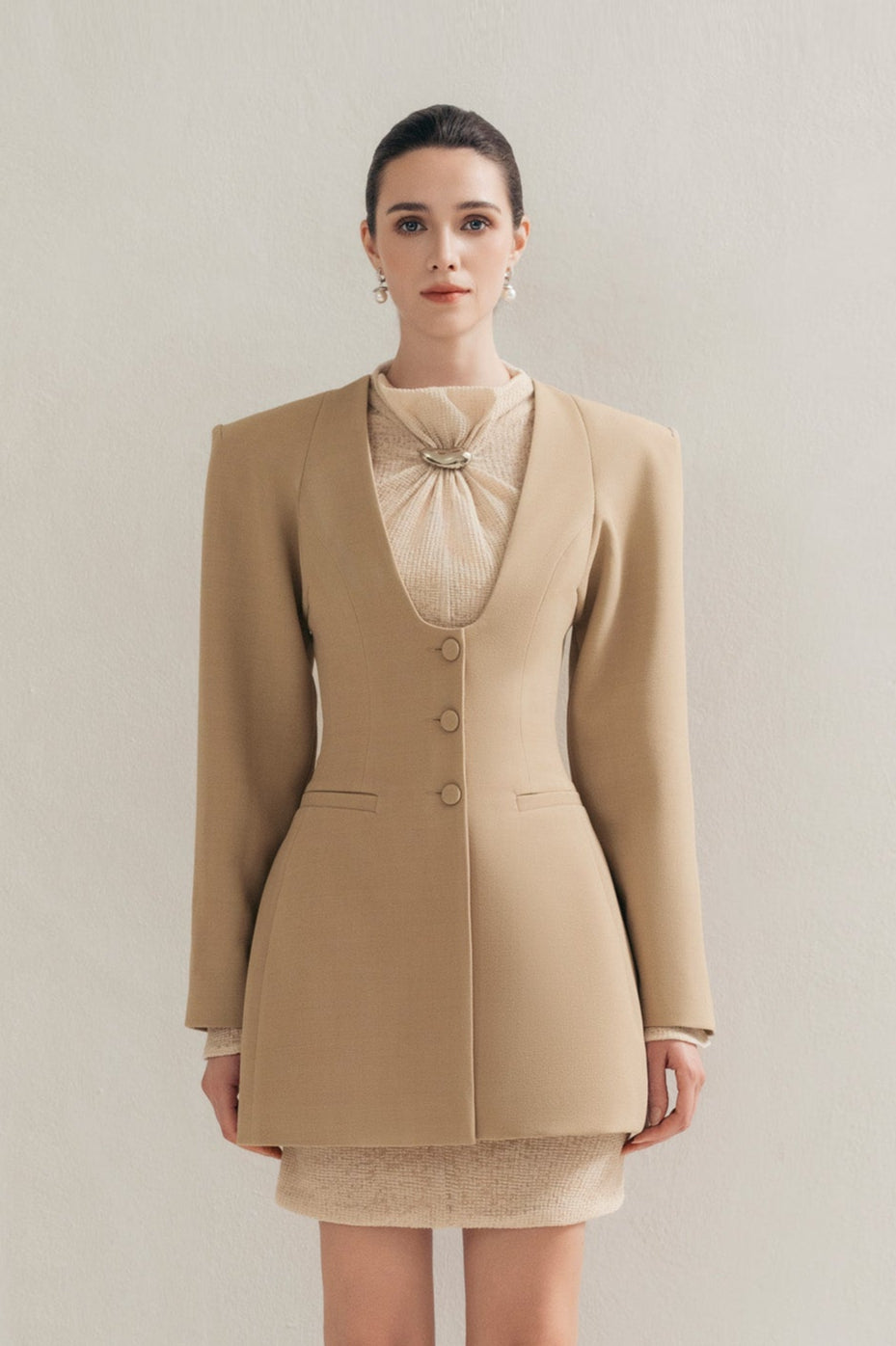 Khaki U Blazer
