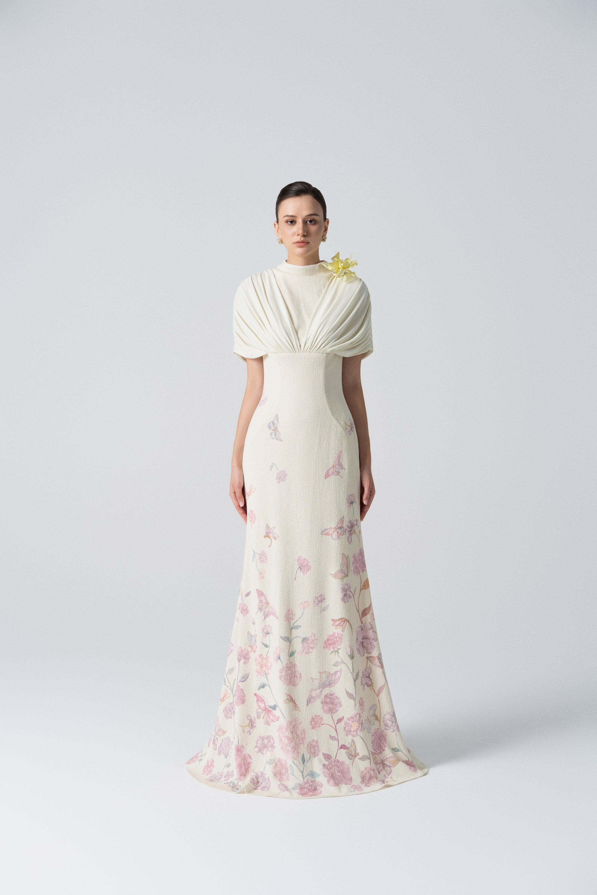 Petal Whisper Gown in Lemonade