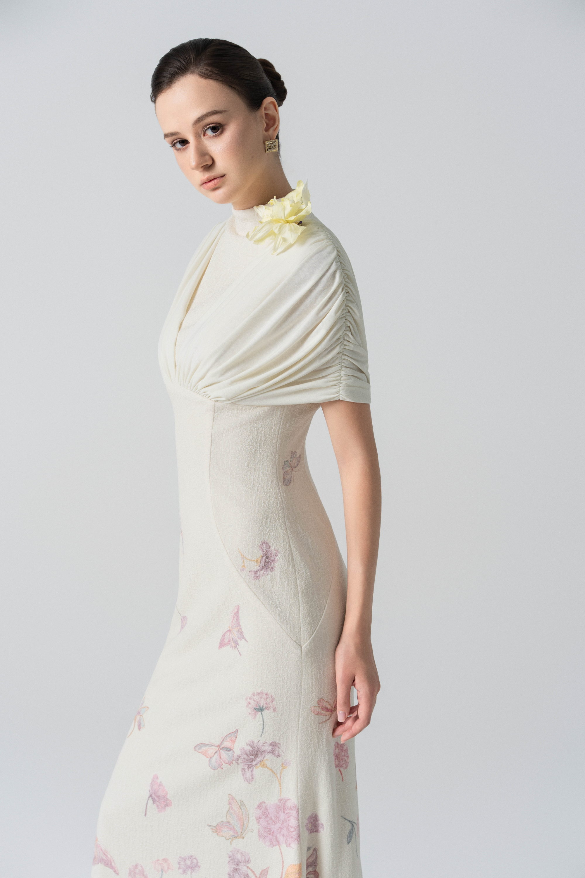 Petal Whisper Gown in Lemonade