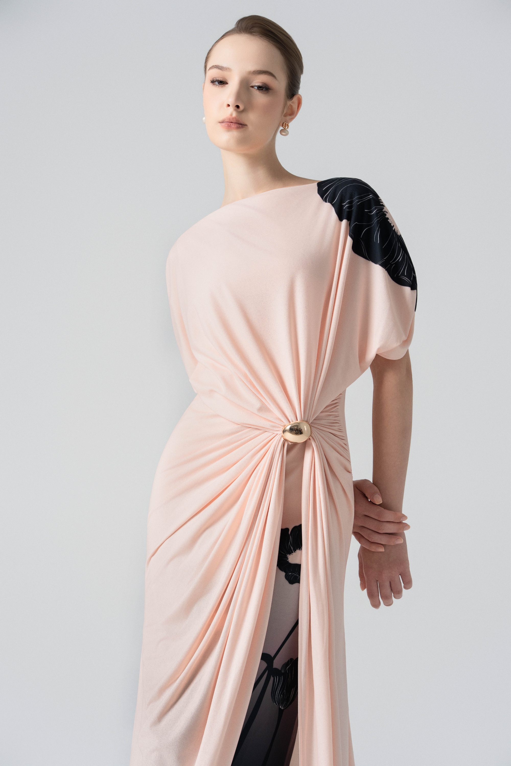 Desert Dusk Ombre Dress in Merlot