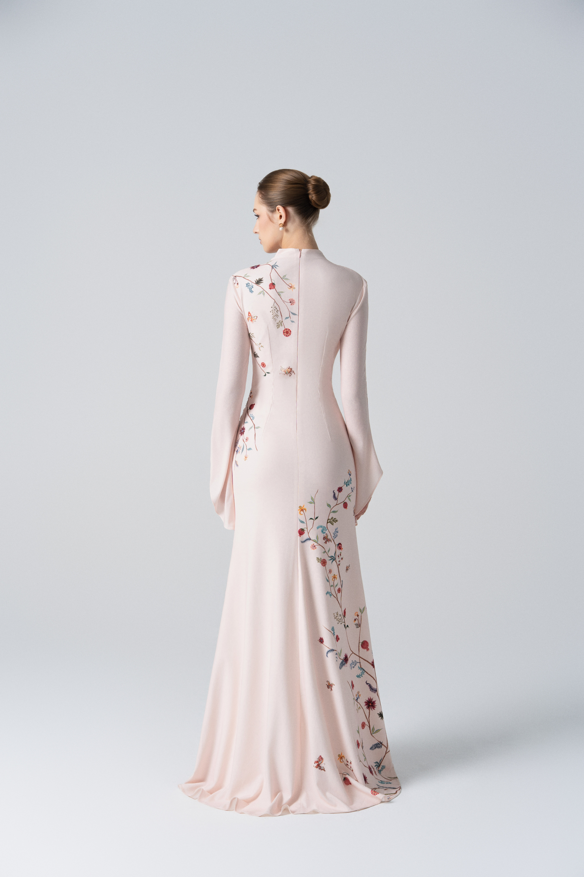 Dawnlight Midi Dress in Angel Wing