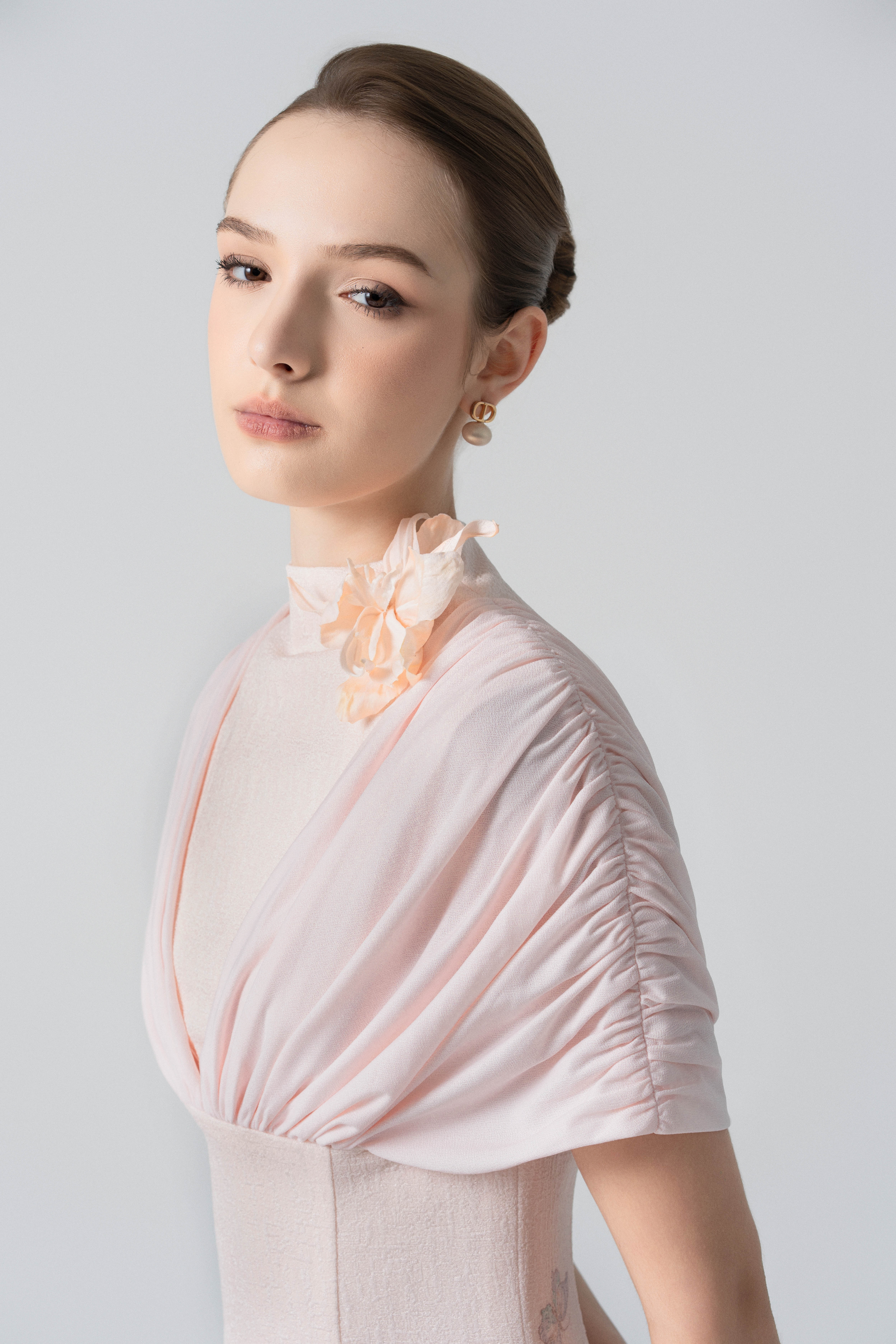 Petal Whisper Gown in Angel Wing