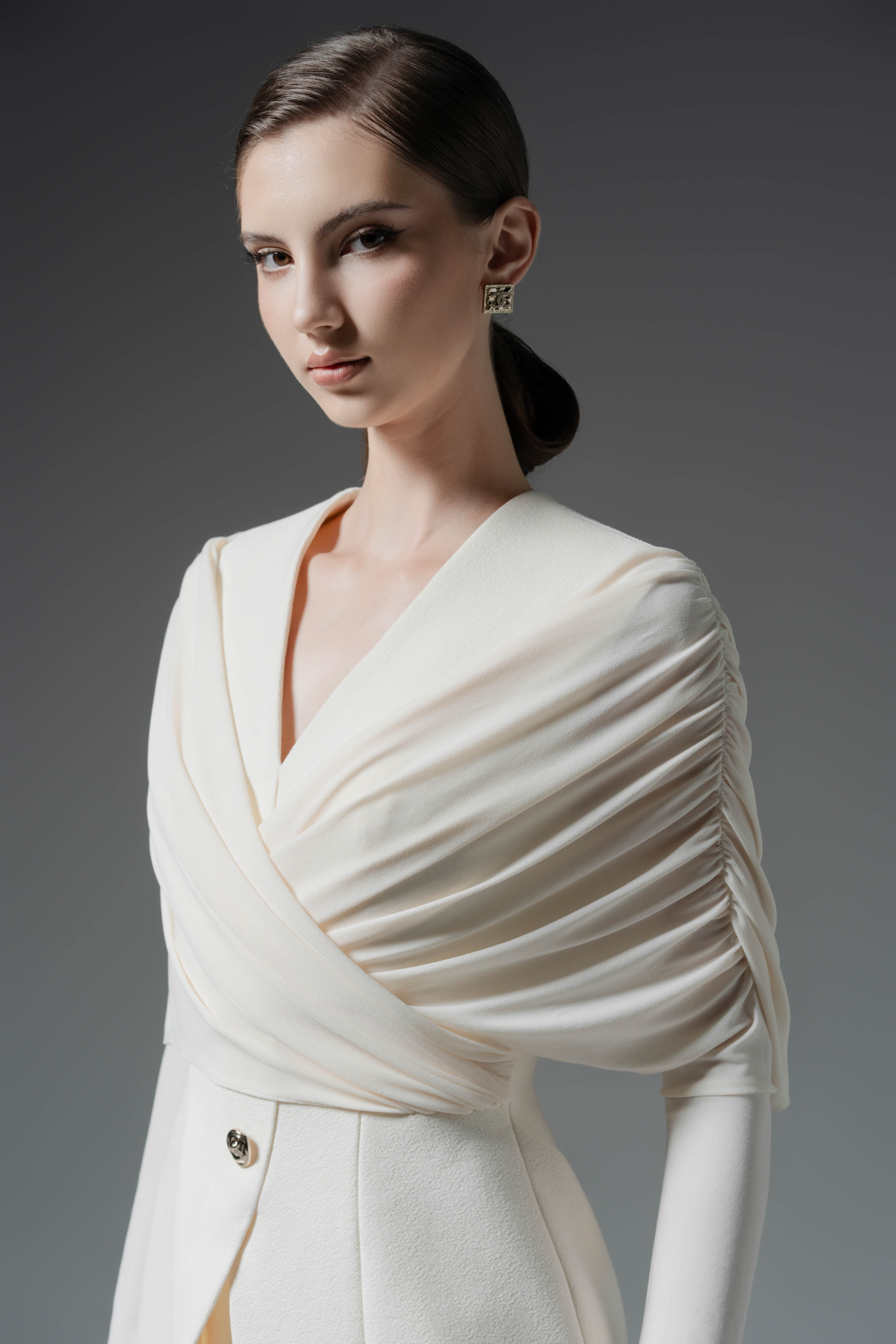 Stillness Cream Blazer & Skirt